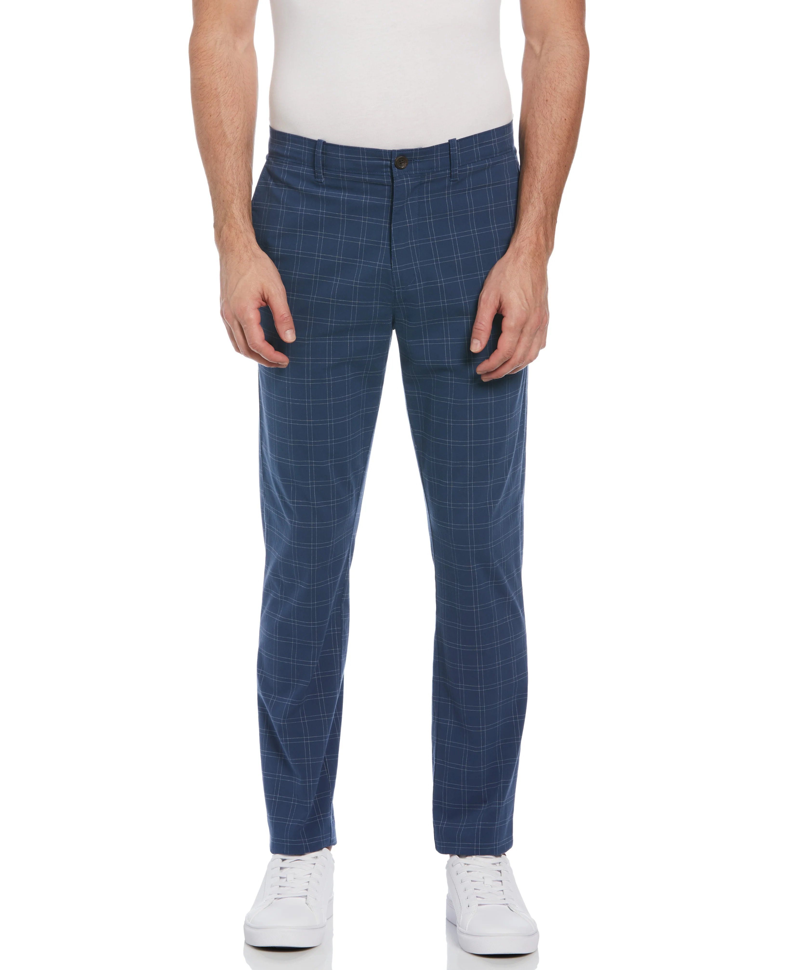 Check Pattern Slim Fit Chino - Image 4