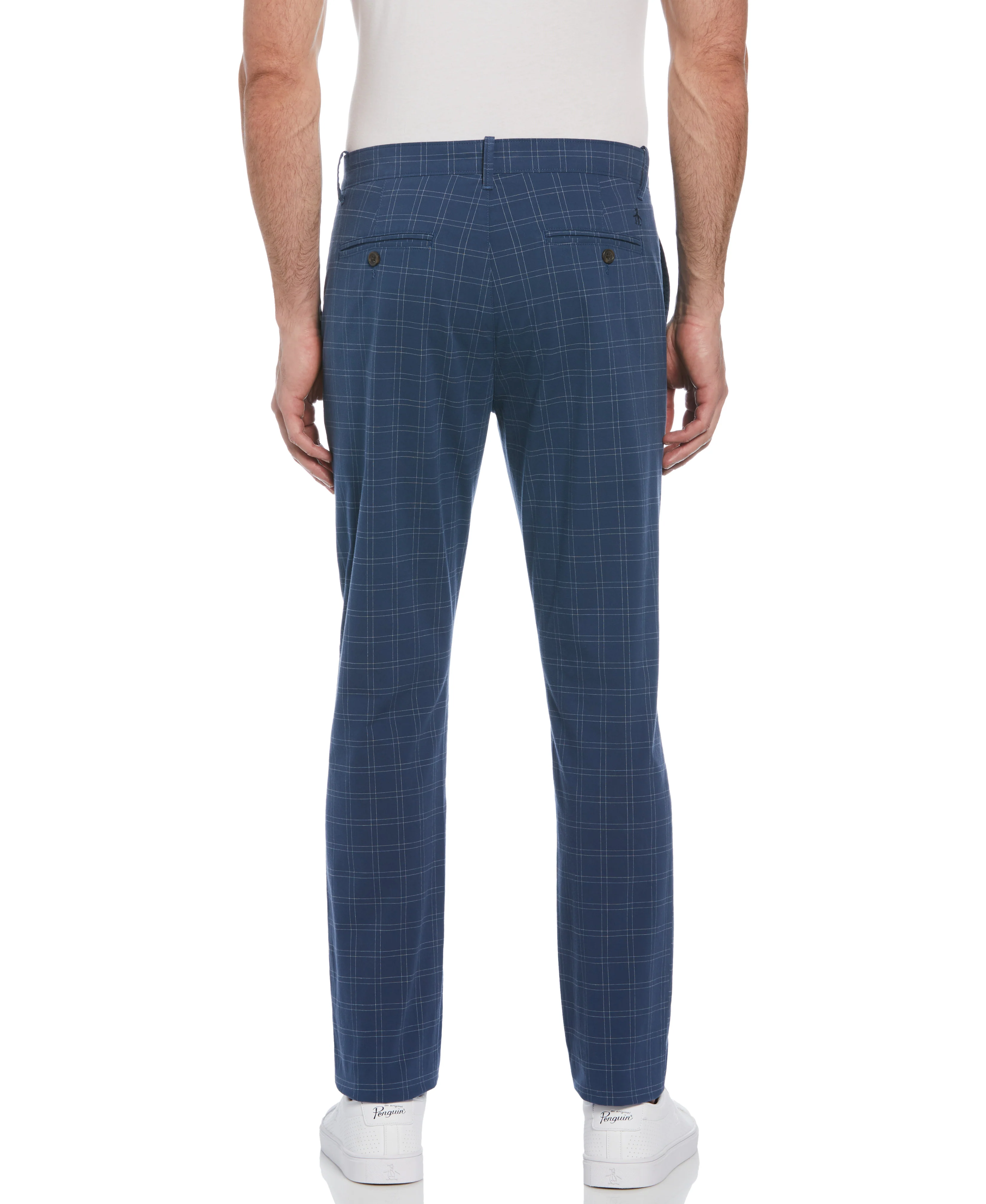 Check Pattern Slim Fit Chino - Image 5