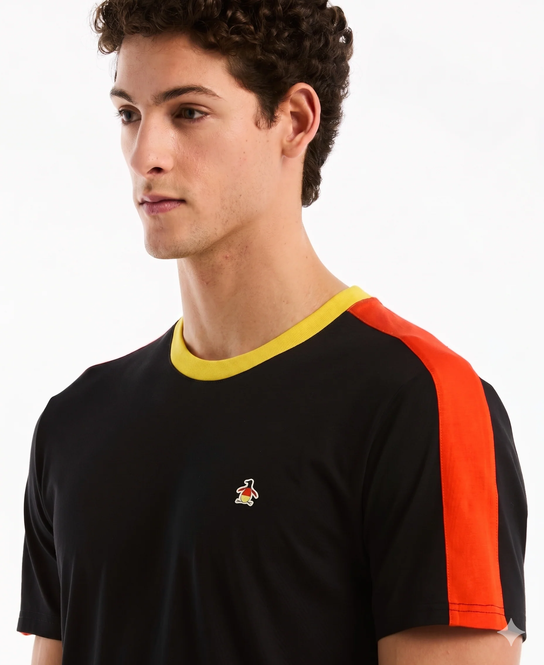 Color Block Cotton Tee Germany Edition - Image 3
