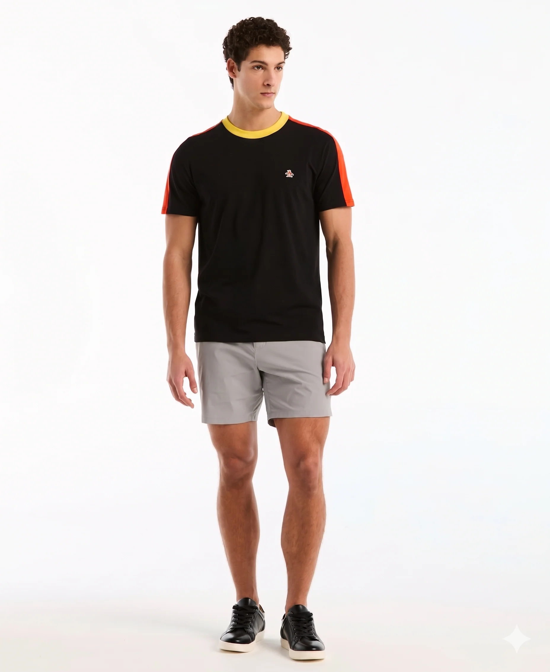 Color Block Cotton Tee Germany Edition - Image 4