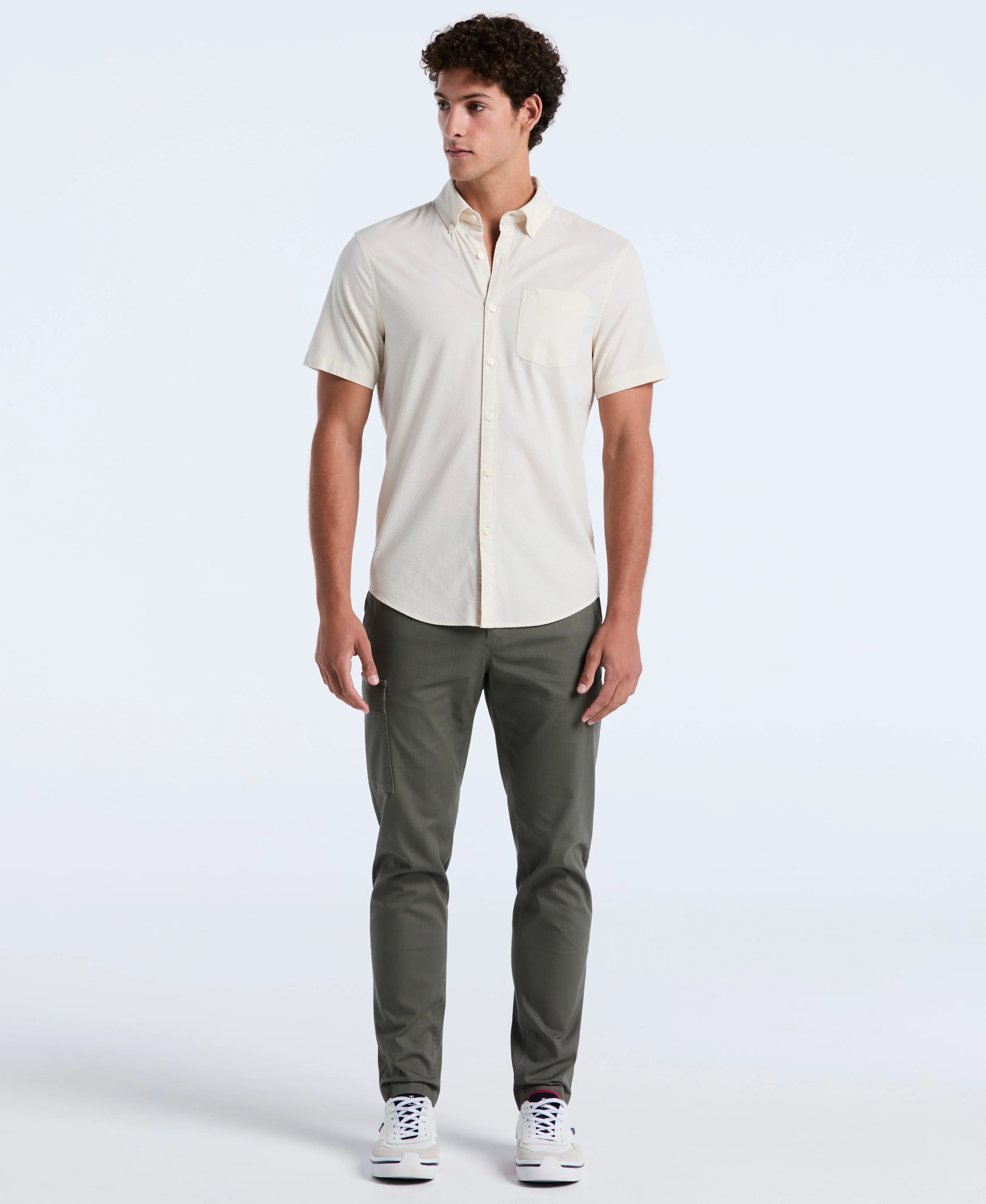 Cotton Dobby Check Shirt - Image 4