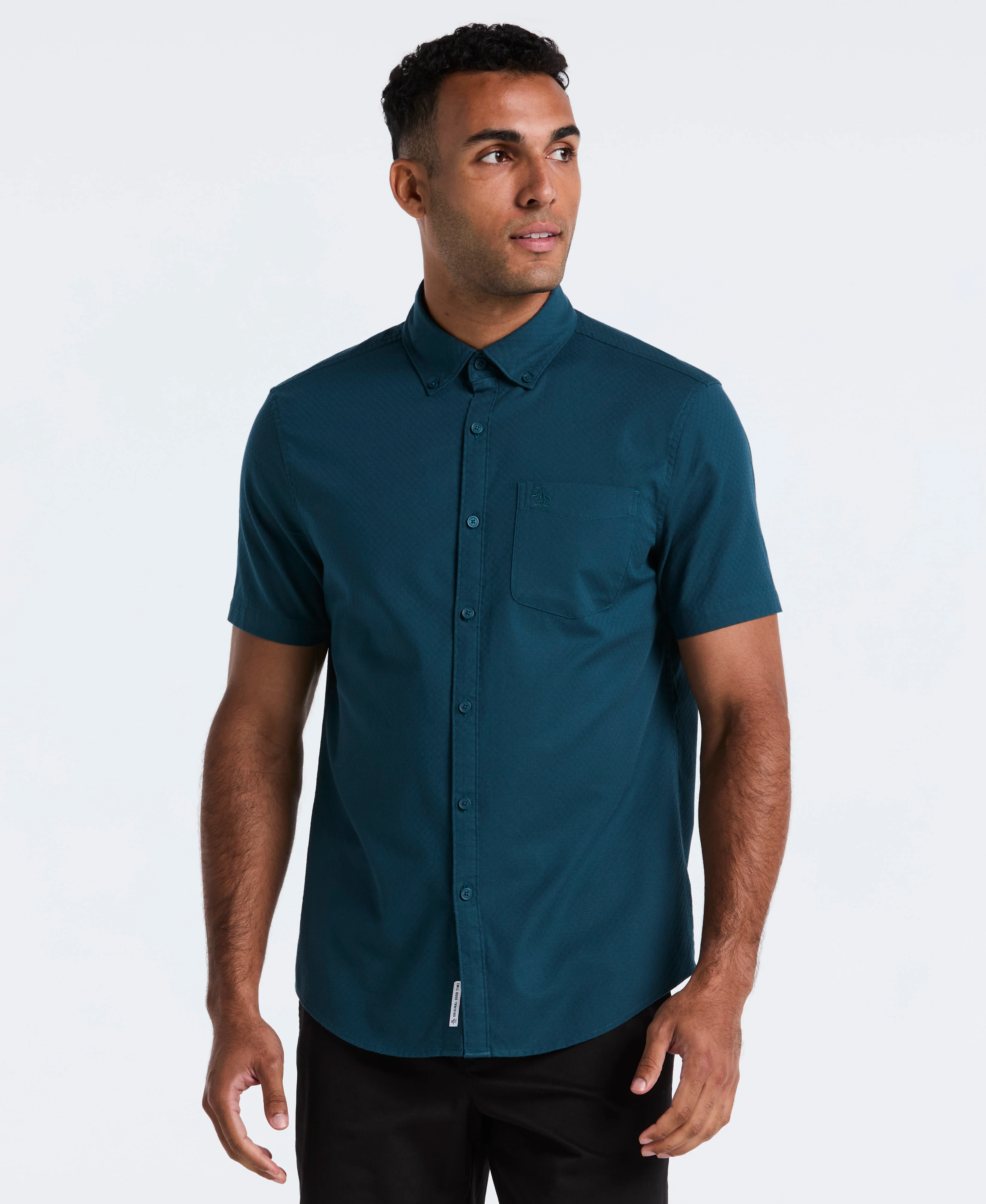 Cotton Dobby Check Shirt - Image 5