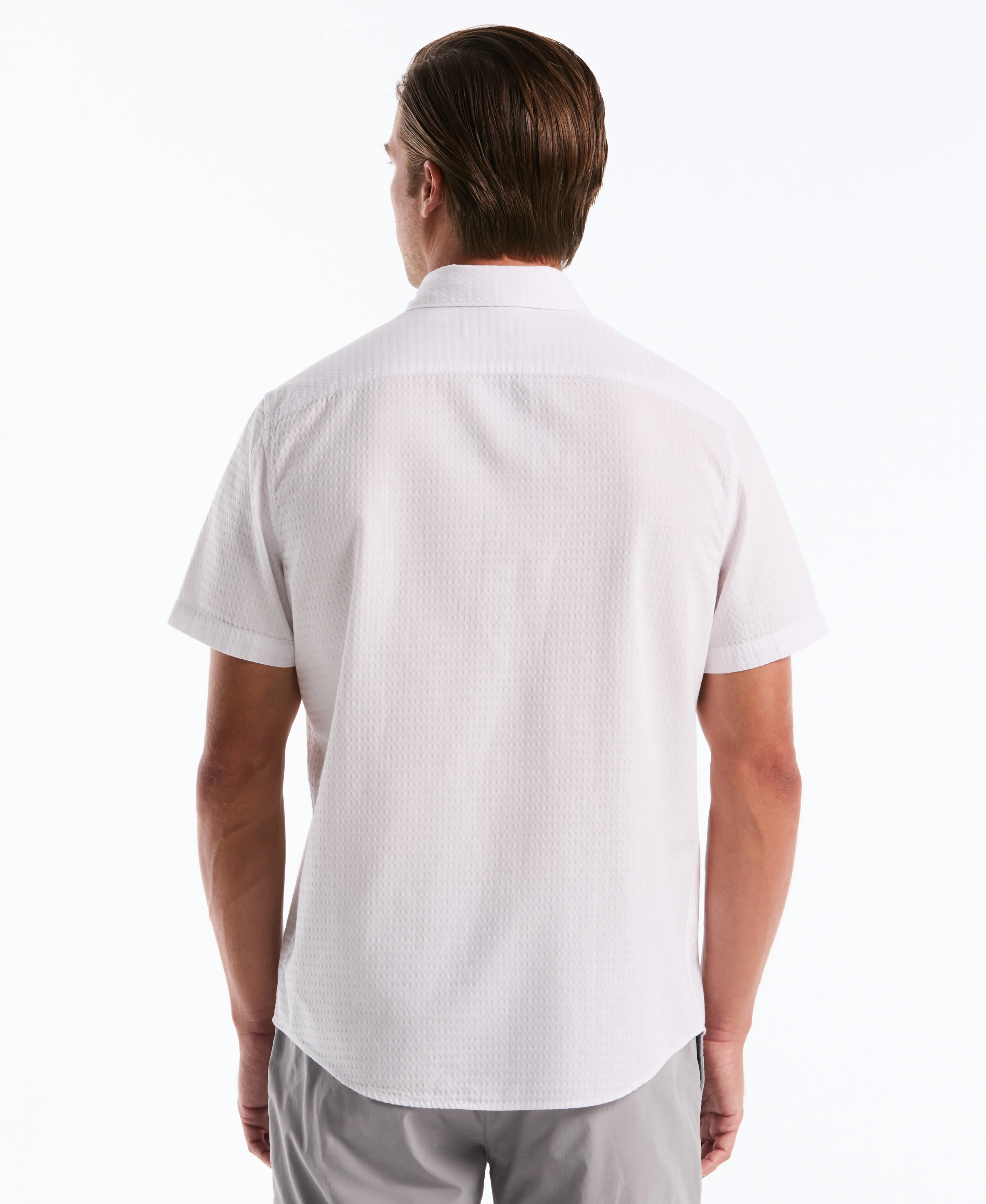 Dobby Striped Plaid Novelty Shirt - Image 2