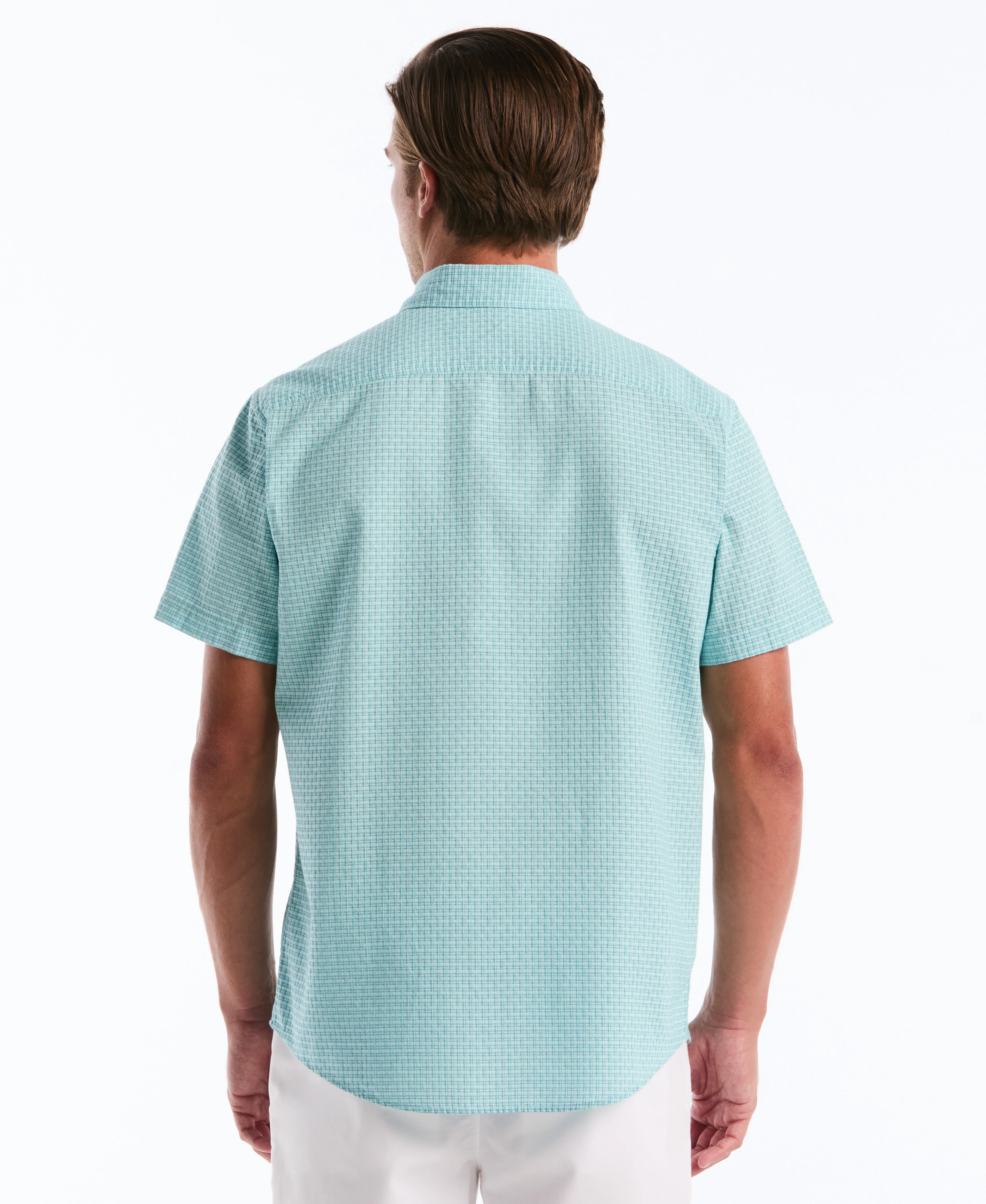 Dobby Striped Plaid Novelty Shirt - Image 6