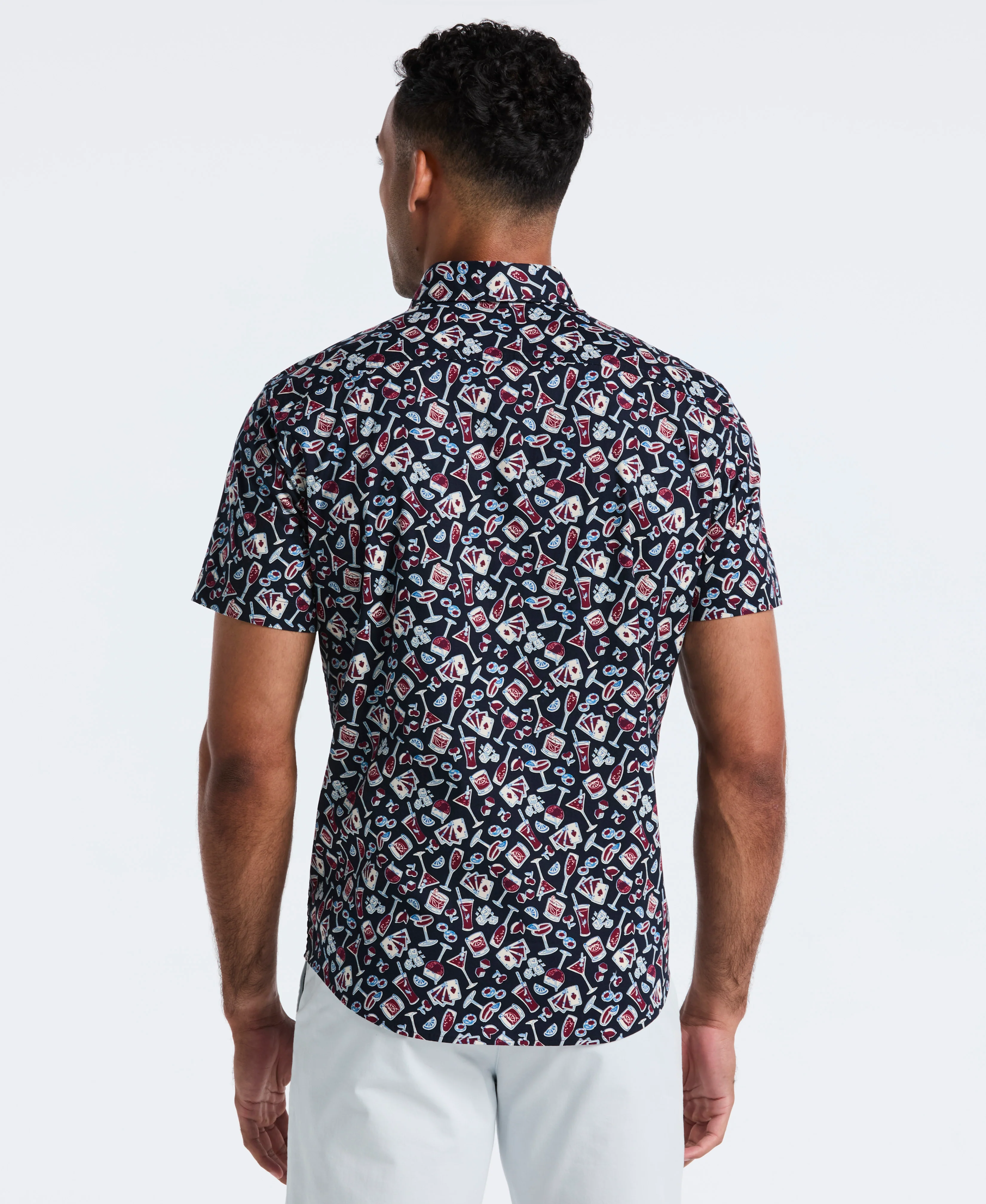 Cotton Drinks Print Shirt - Image 2