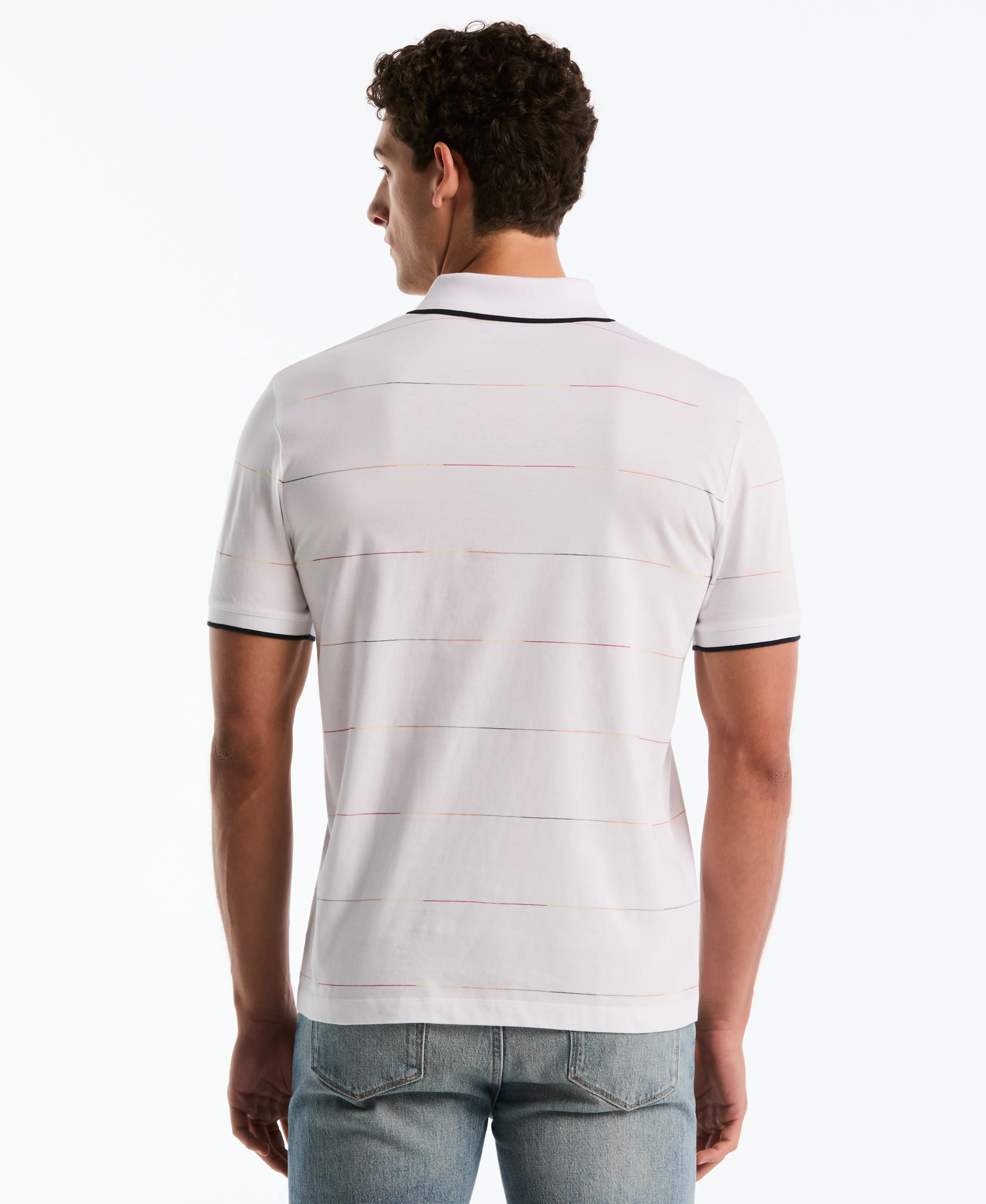 Organic Cotton Earl Pride Stripe Polo - Image 6
