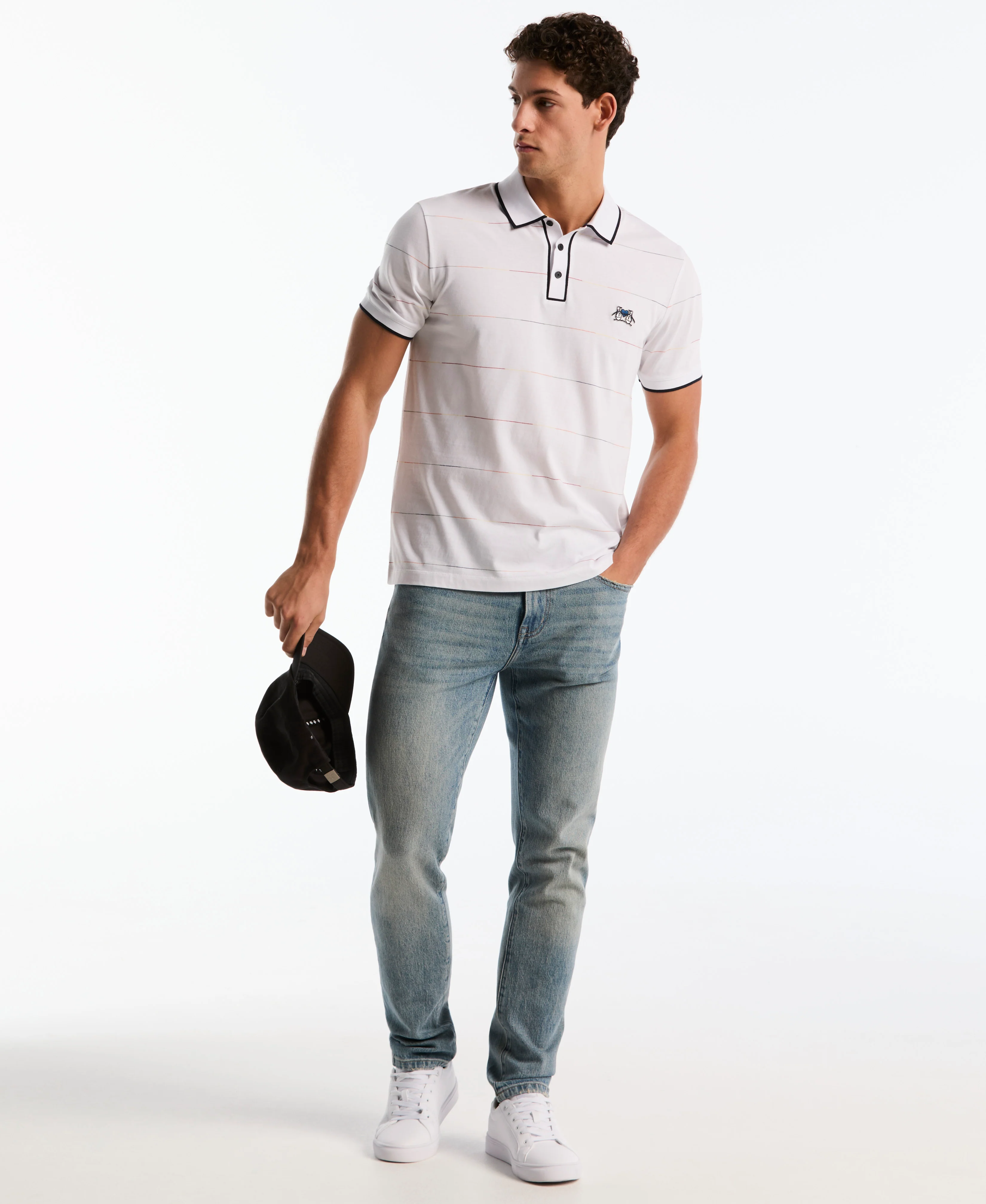 Organic Cotton Earl Pride Stripe Polo - Image 8
