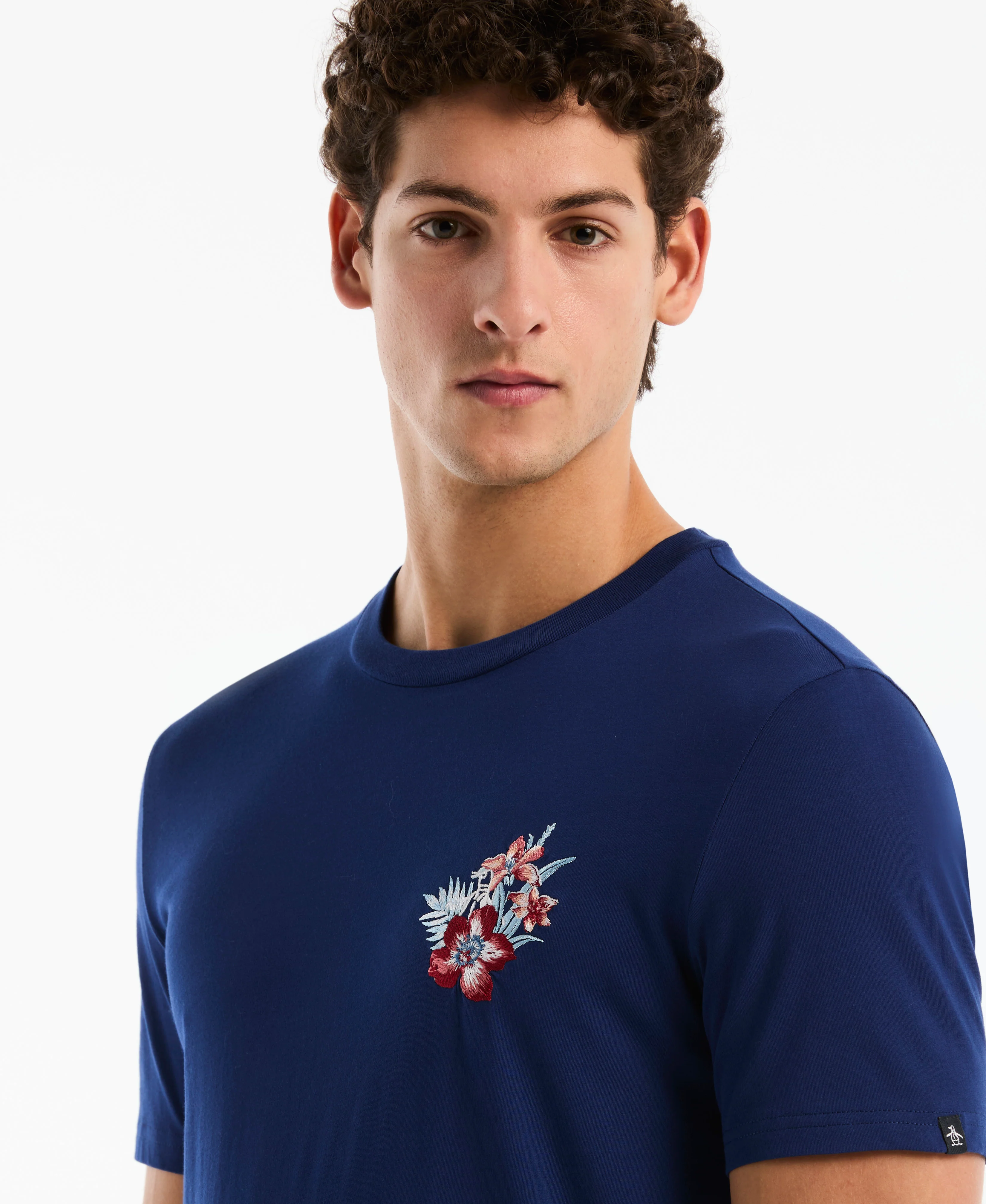 Embroidered Floral Graphic Tee - Image 3