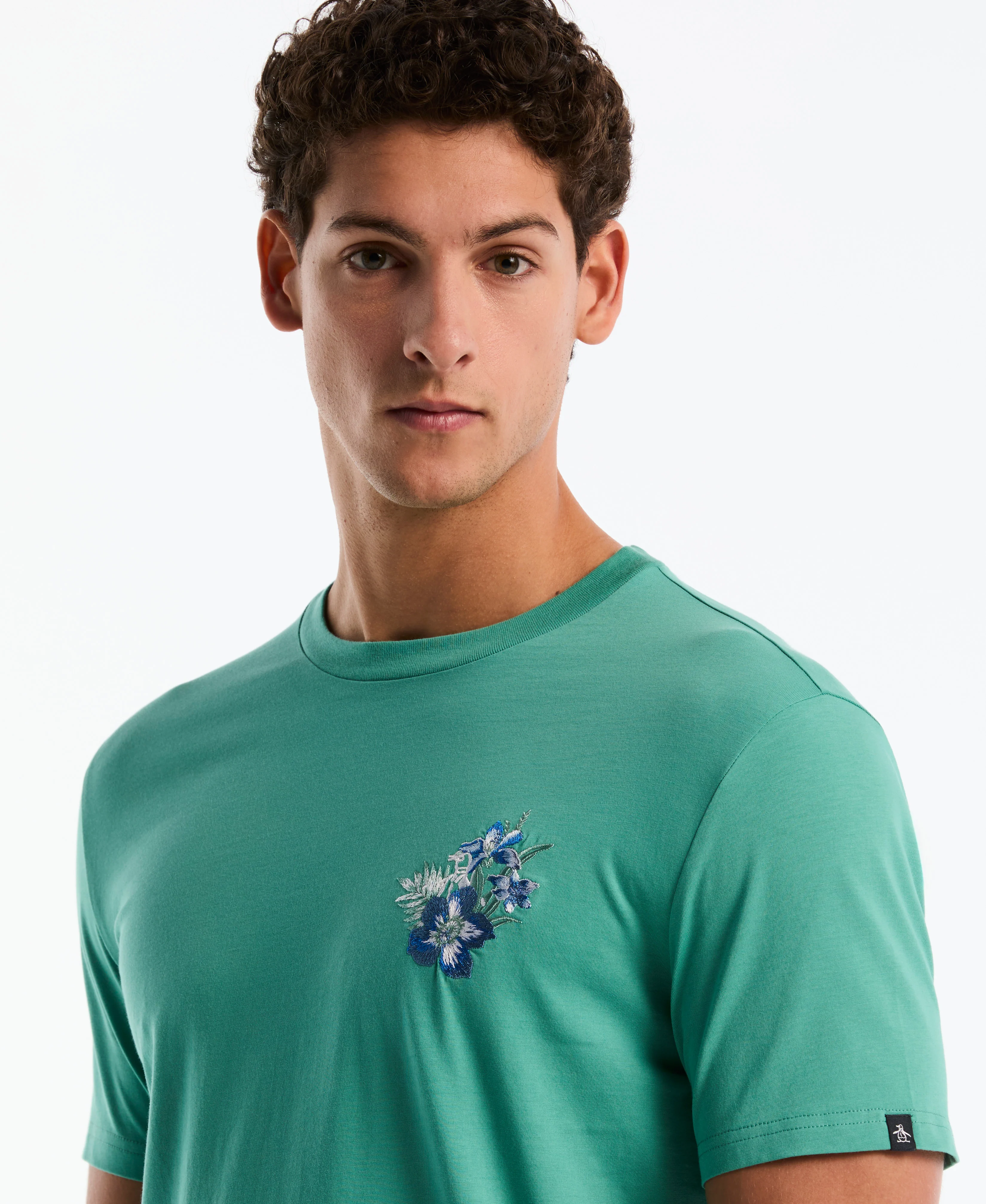 Embroidered Floral Graphic Tee - Image 7