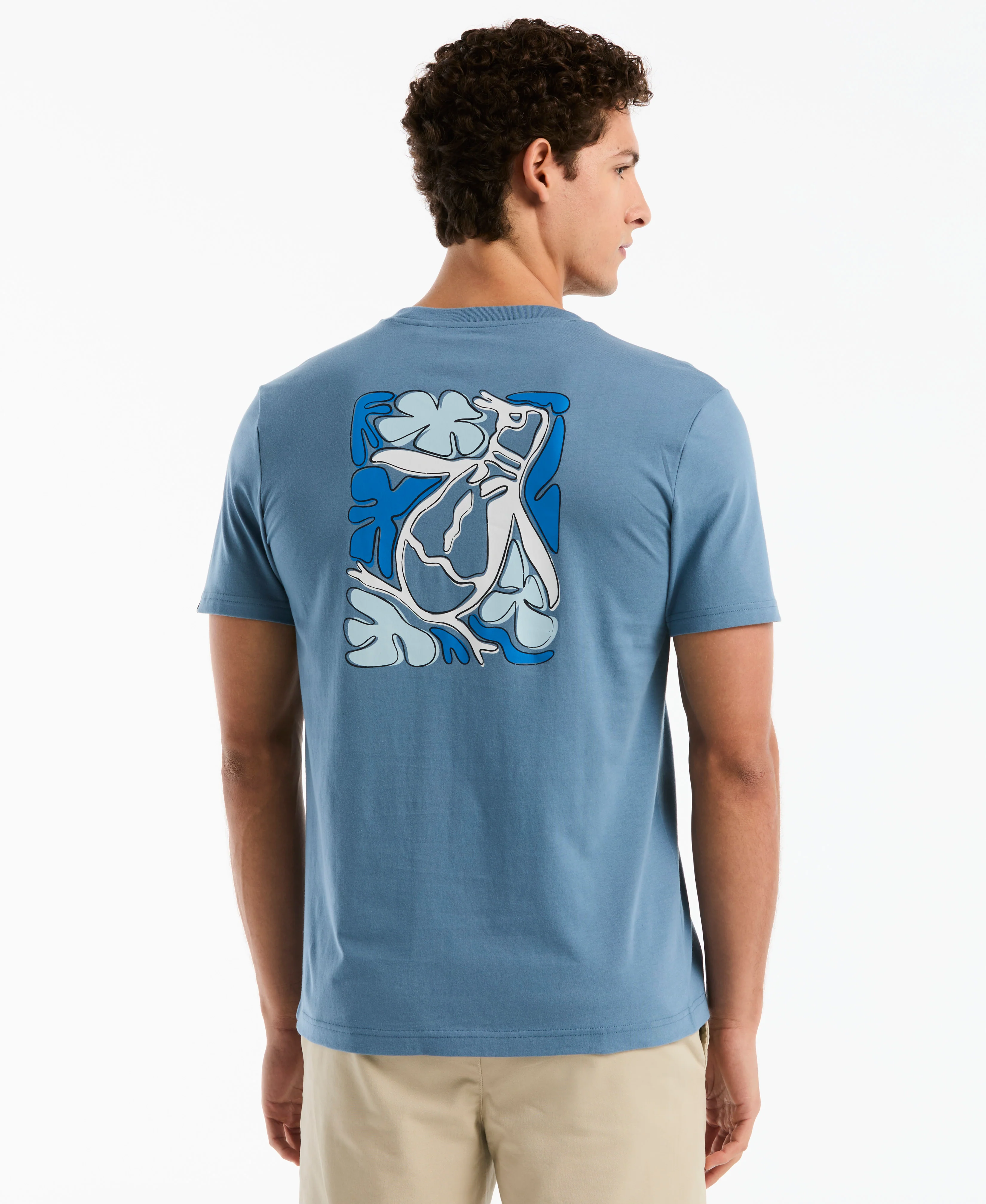 Floral Penguin Graphic Tee - Image 2