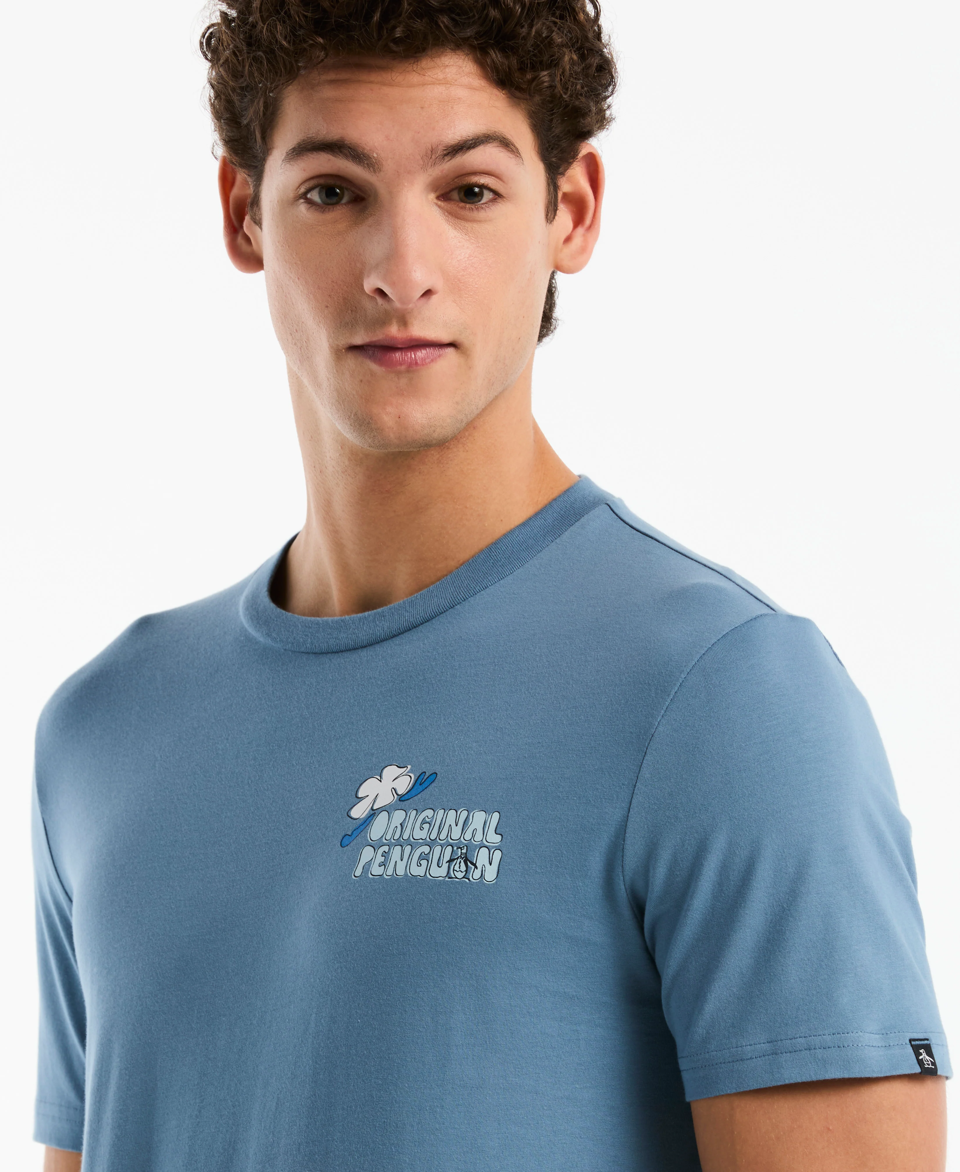 Floral Penguin Graphic Tee - Image 3
