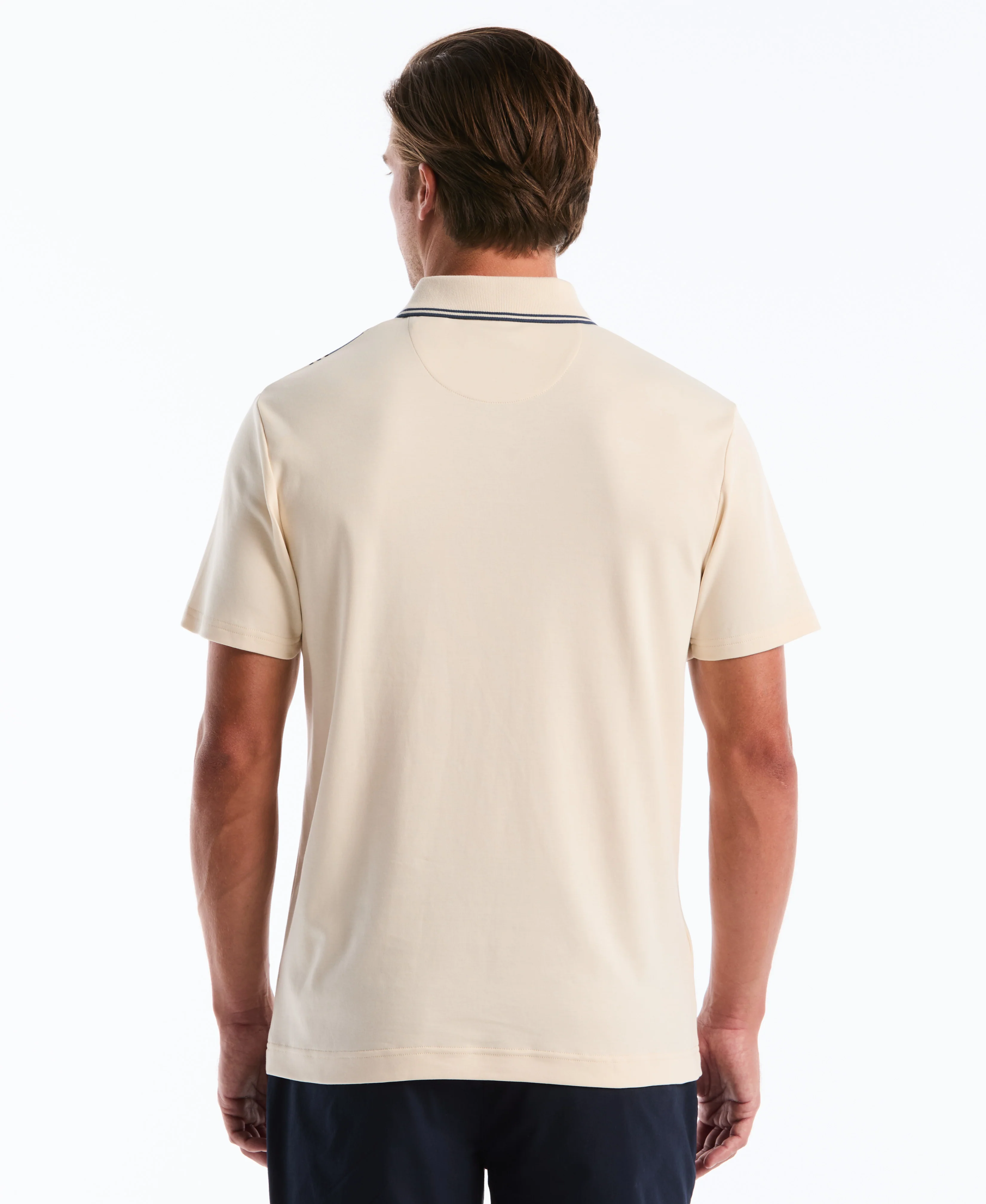 Interlock Vertical Stripe Polo - Image 2