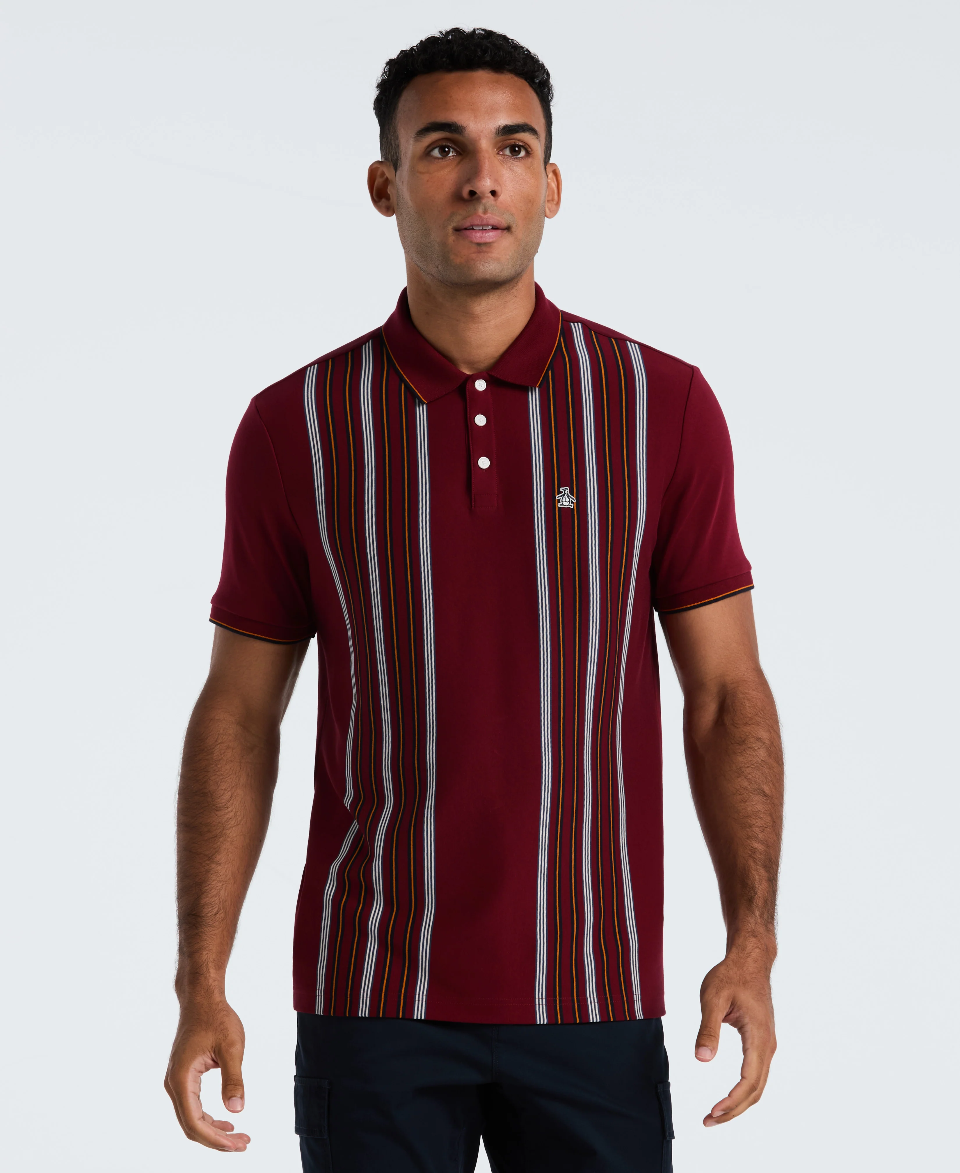 Interlock Vertical Stripe Polo - Image 5