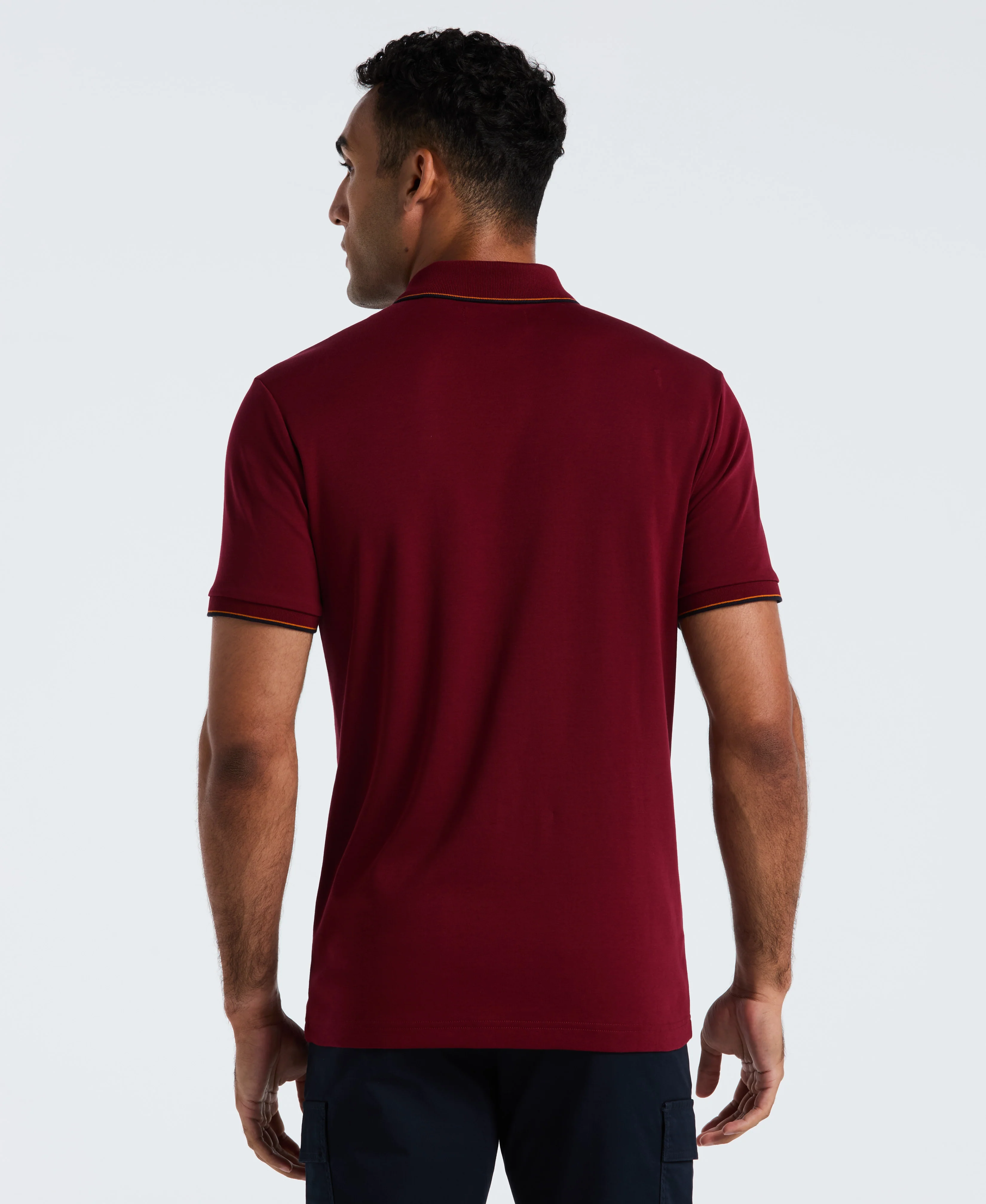 Interlock Vertical Stripe Polo - Image 6