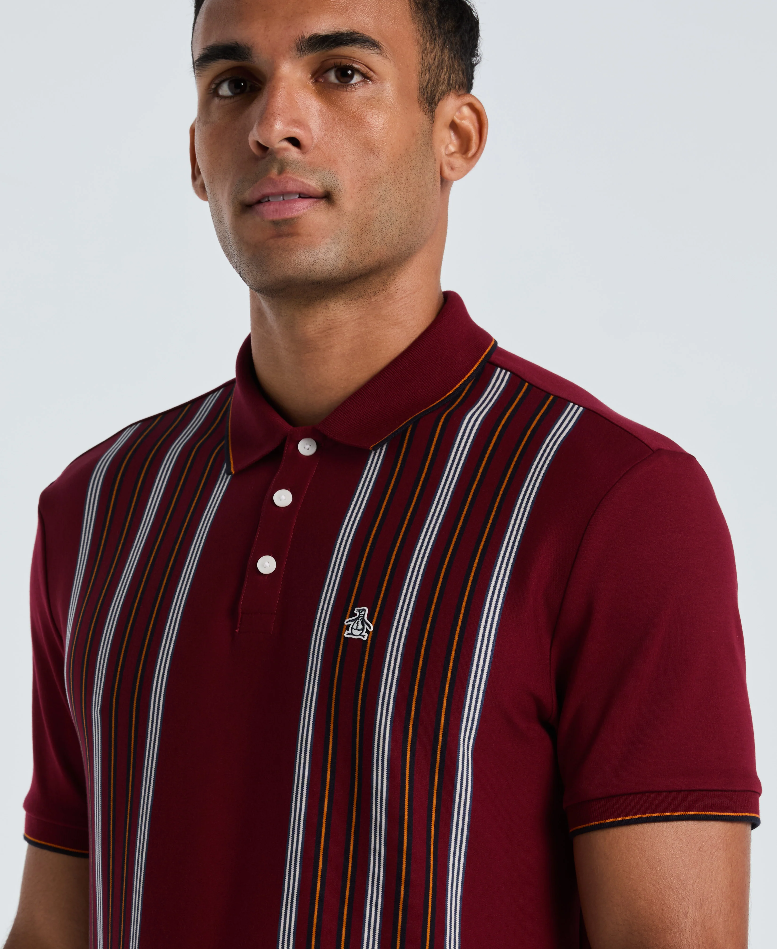 Interlock Vertical Stripe Polo - Image 7