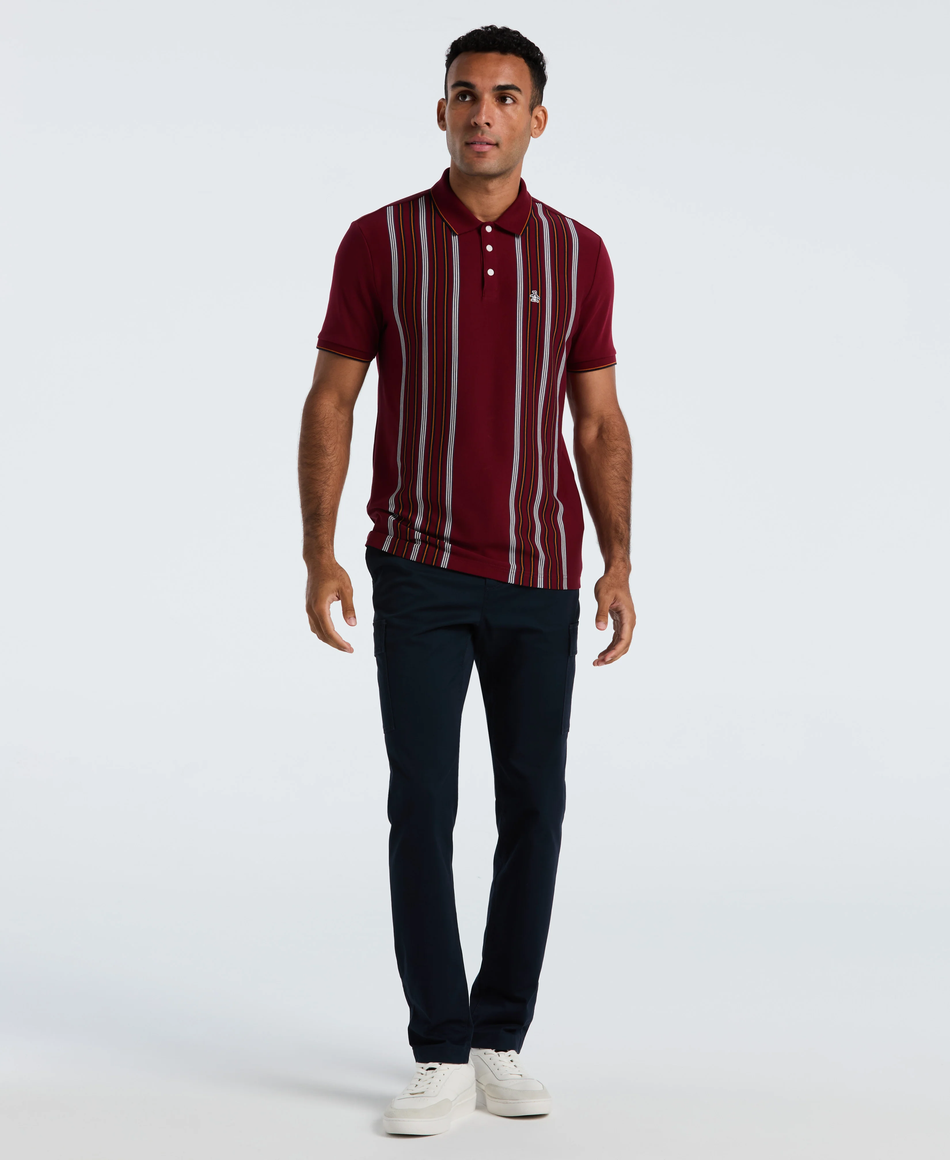 Interlock Vertical Stripe Polo - Image 8