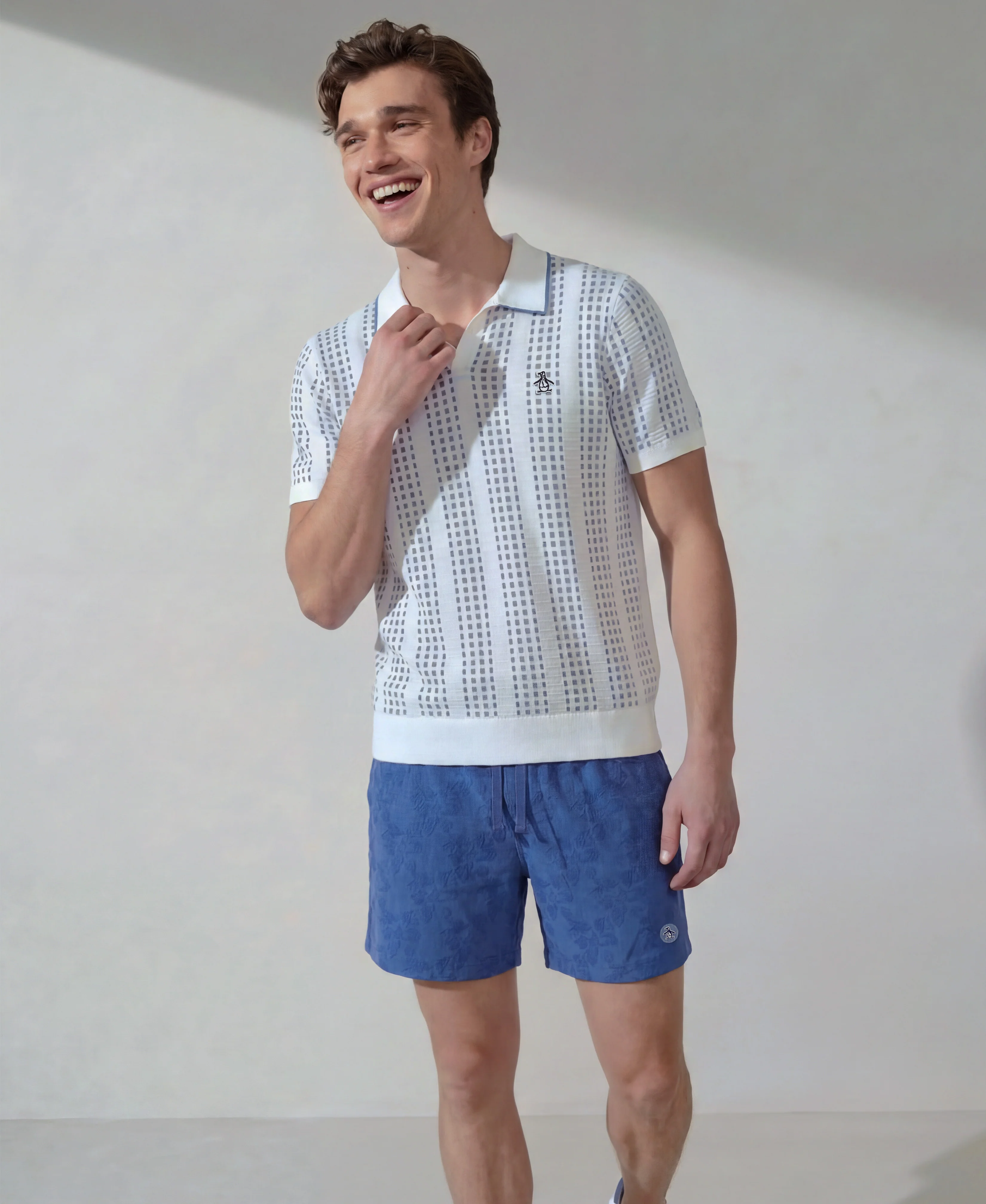 Johnny Collar Striped Sweater Polo - Image 10