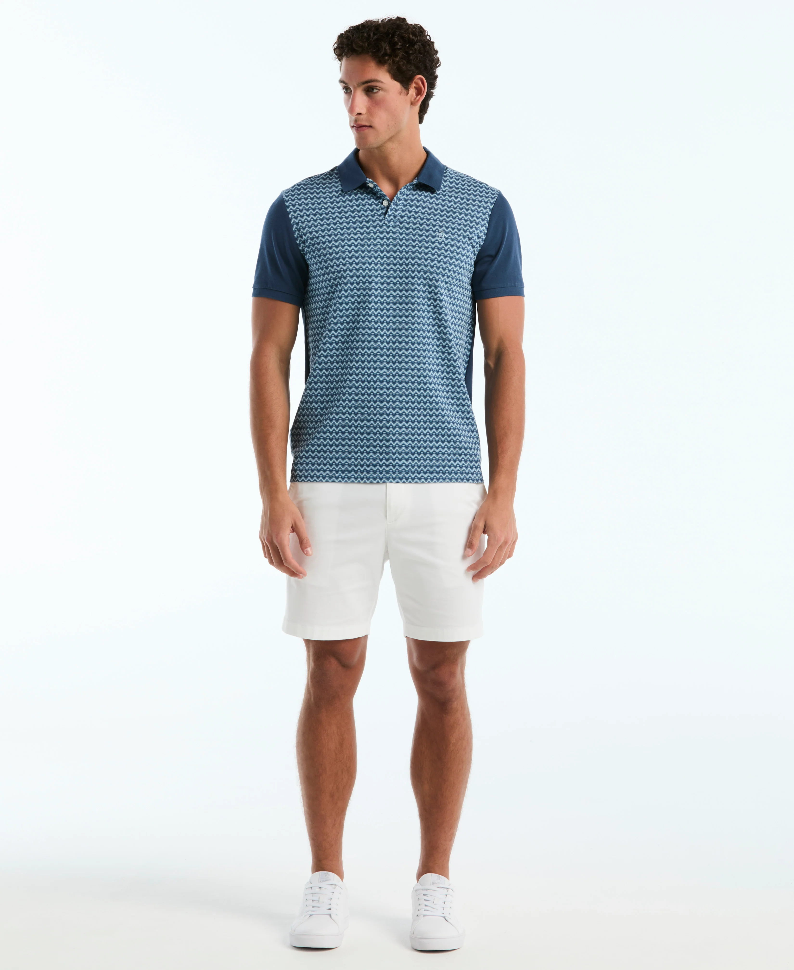 Jacquard Mini Waves Polo - Image 4