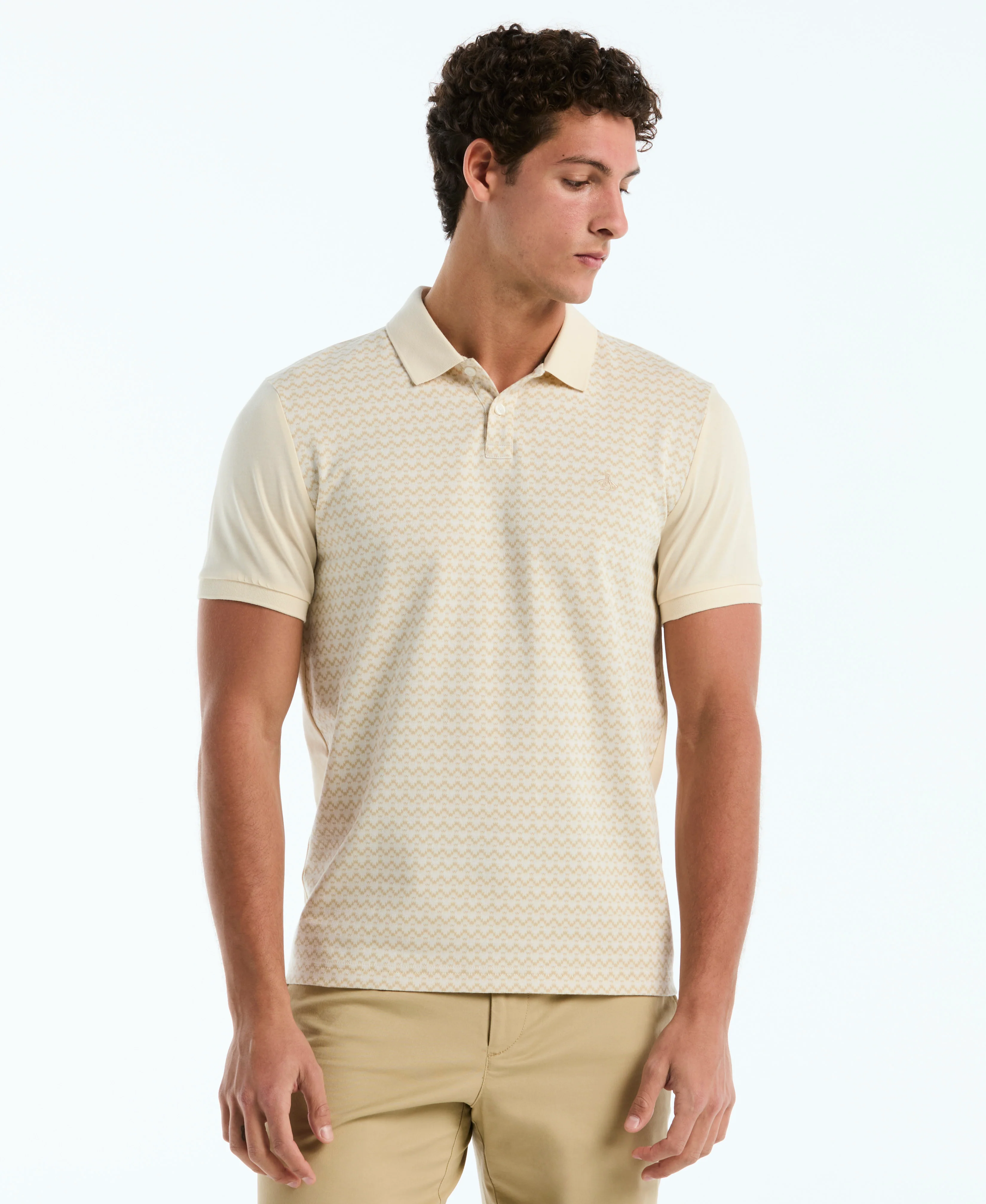 Jacquard Mini Waves Polo - Image 6