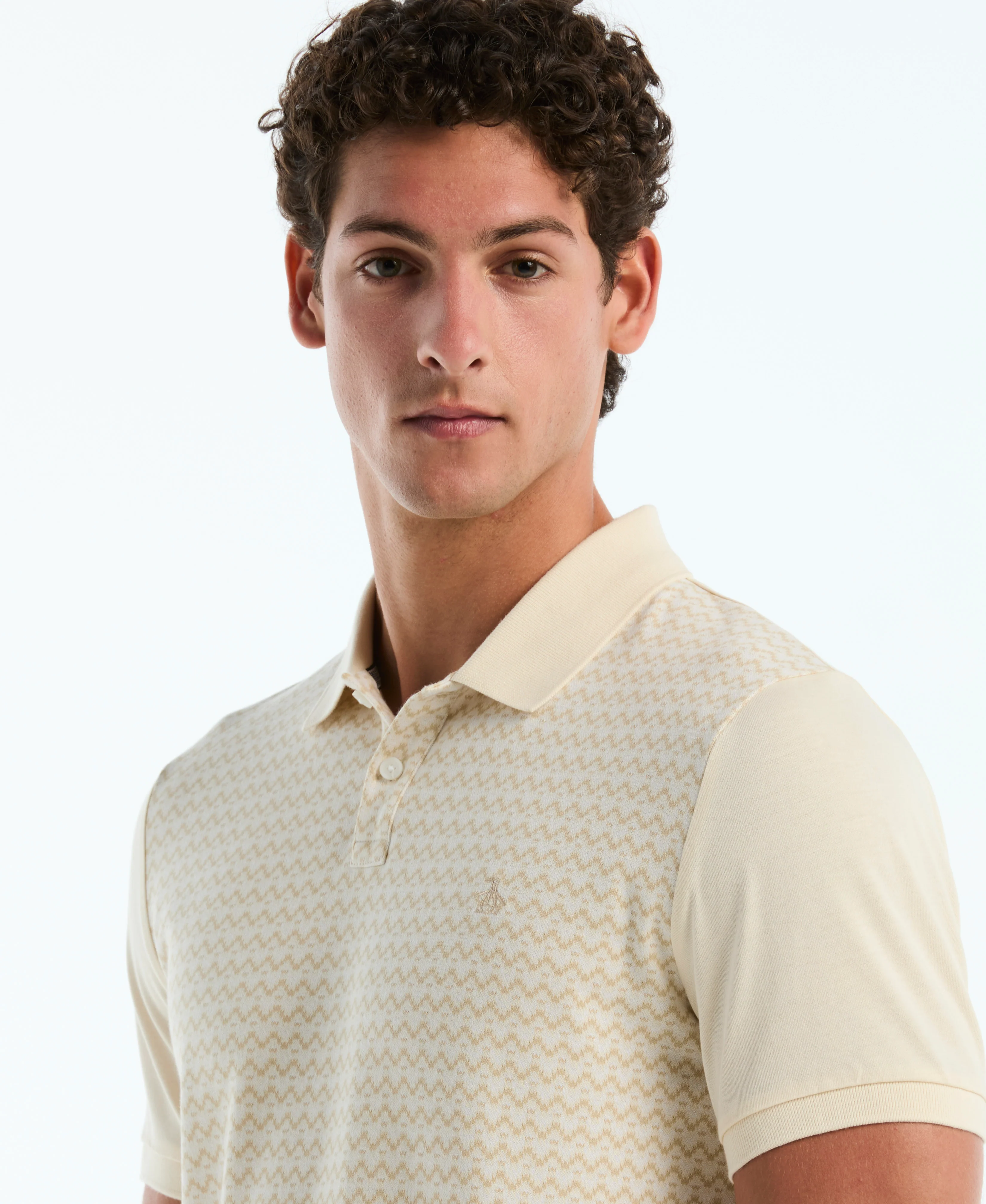 Jacquard Mini Waves Polo - Image 8