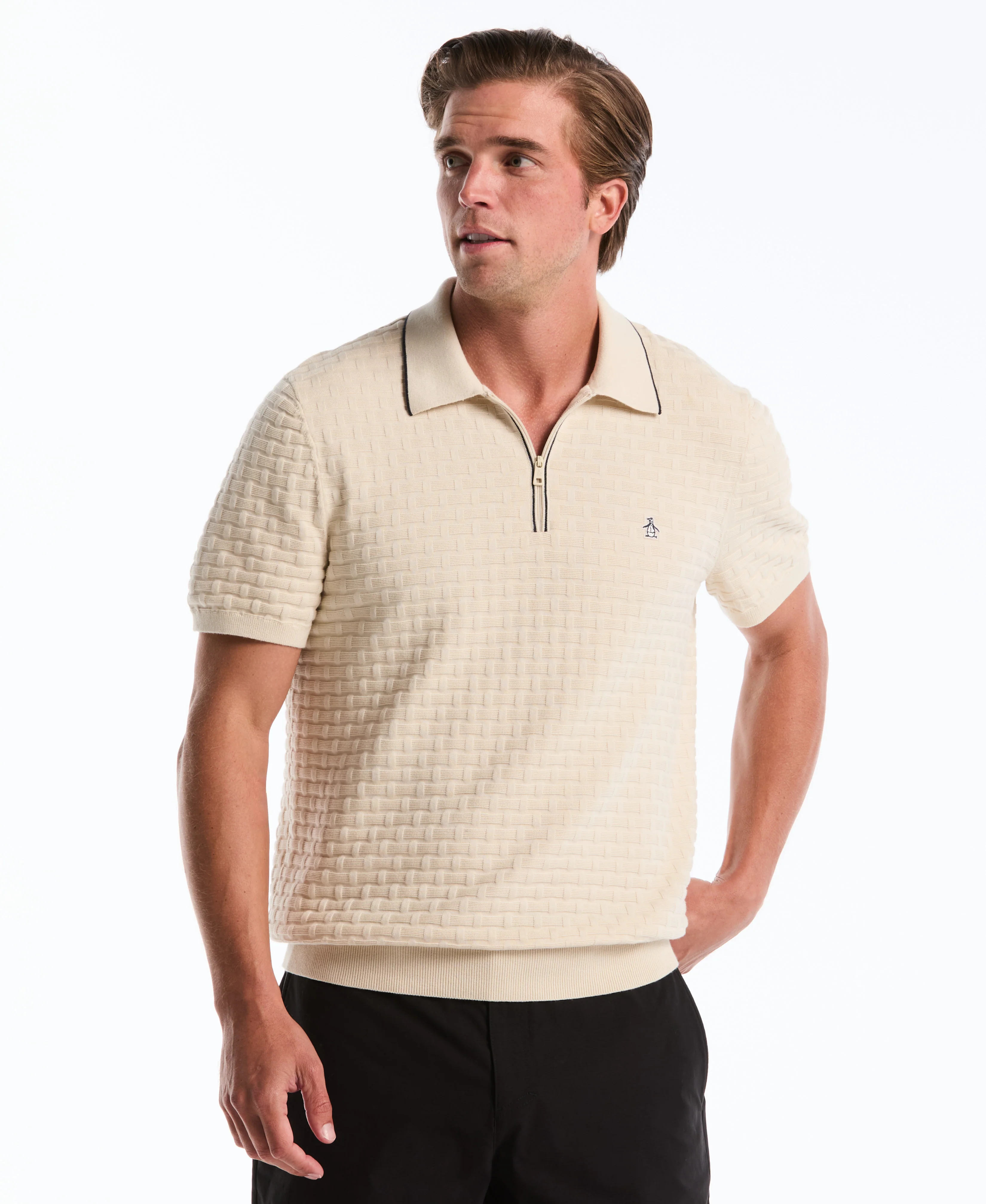 Links Quarter Zip Sweater Polo - Image 13