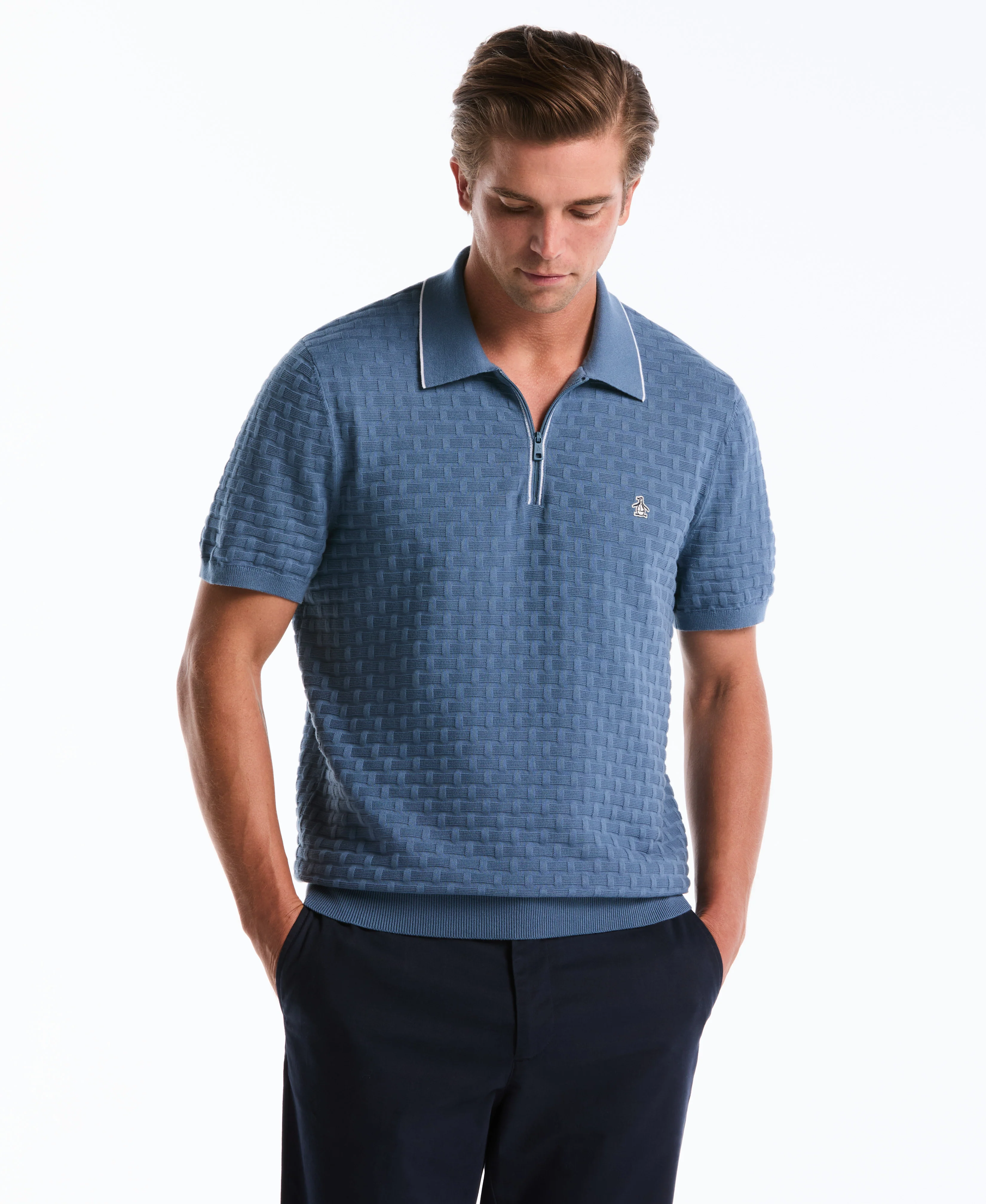Links Quarter Zip Sweater Polo - Image 17