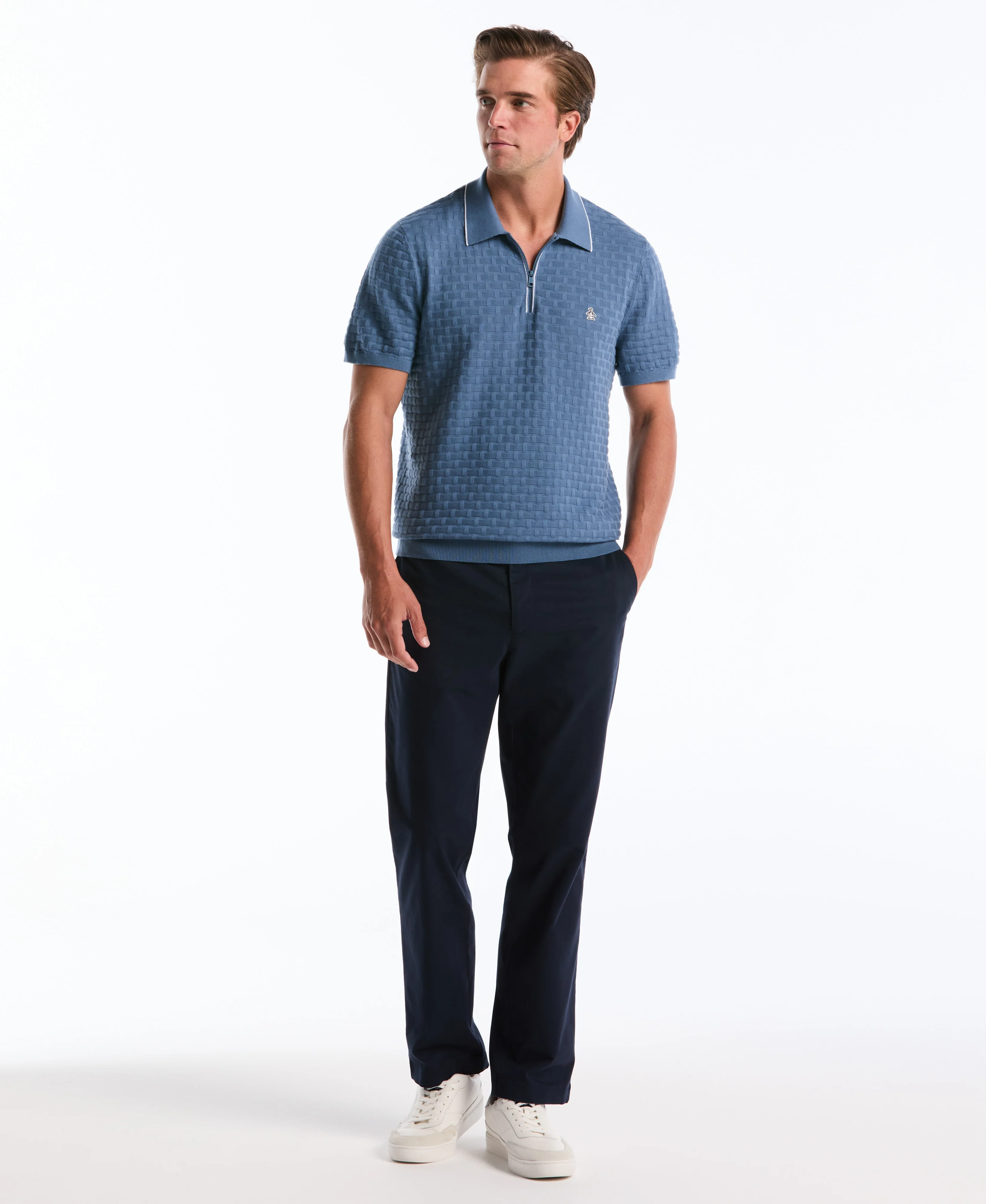Links Quarter Zip Sweater Polo - Image 20