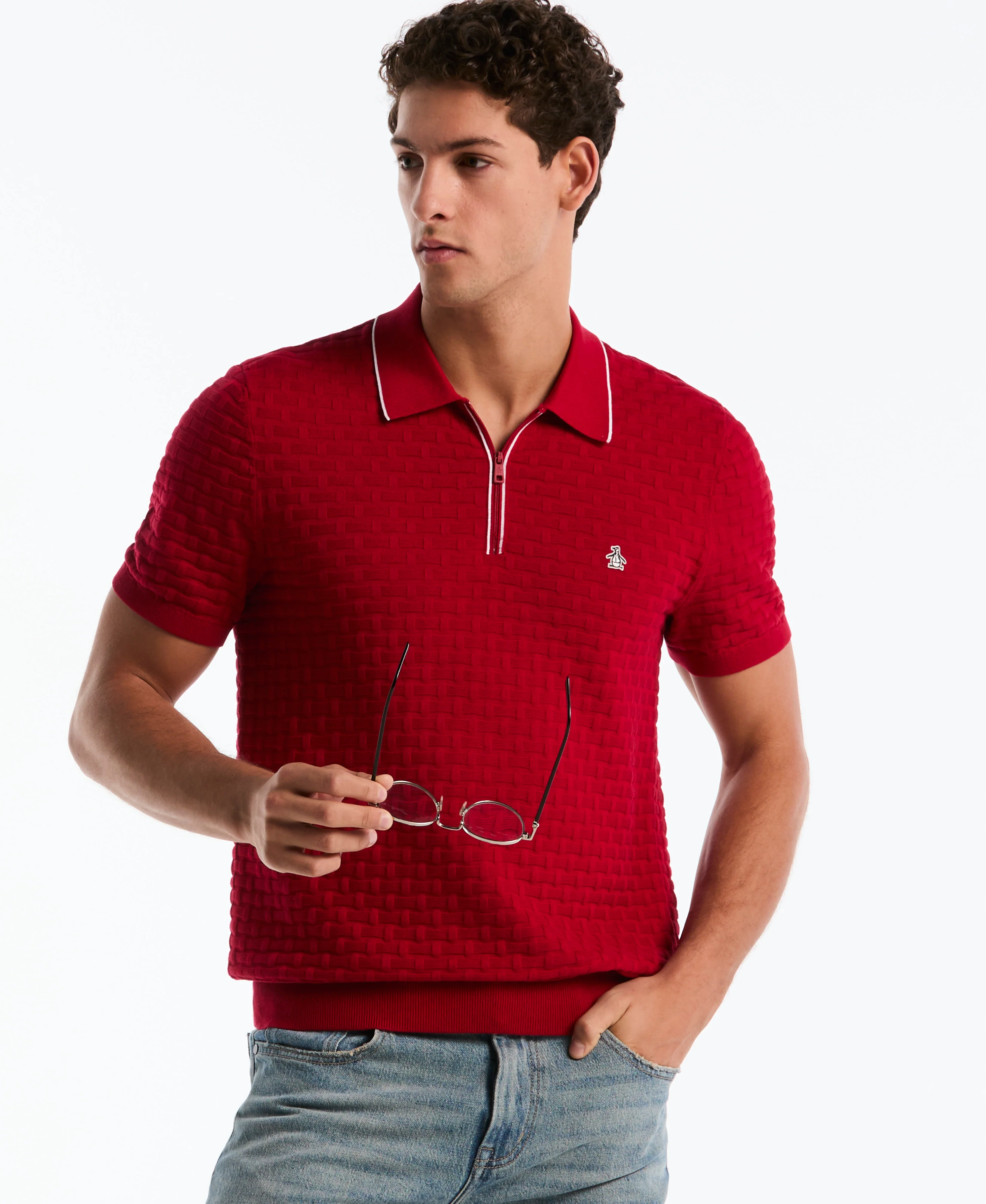 Links Quarter Zip Sweater Polo - Image 21