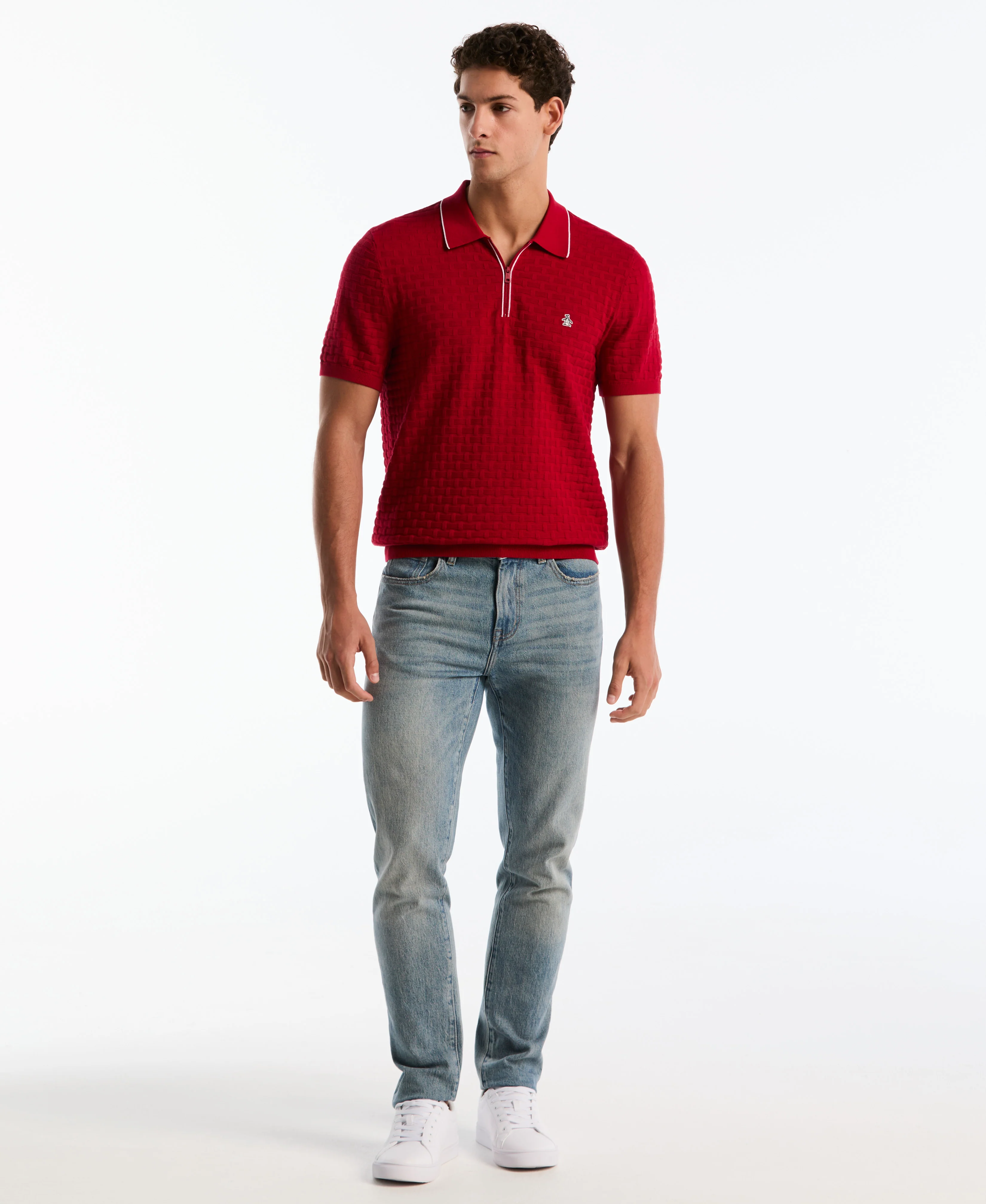 Links Quarter Zip Sweater Polo - Image 24