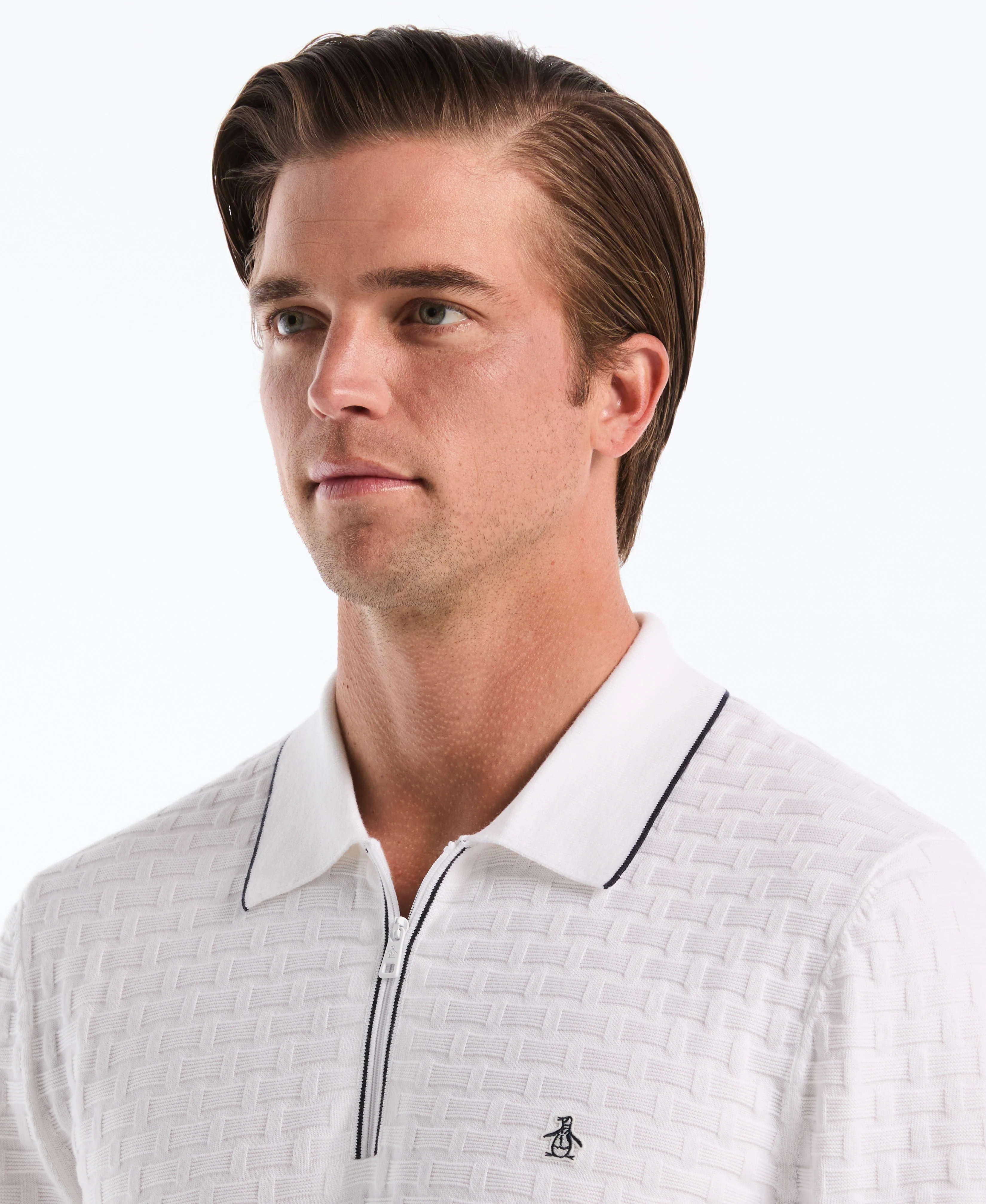 Links Quarter Zip Sweater Polo - Image 3