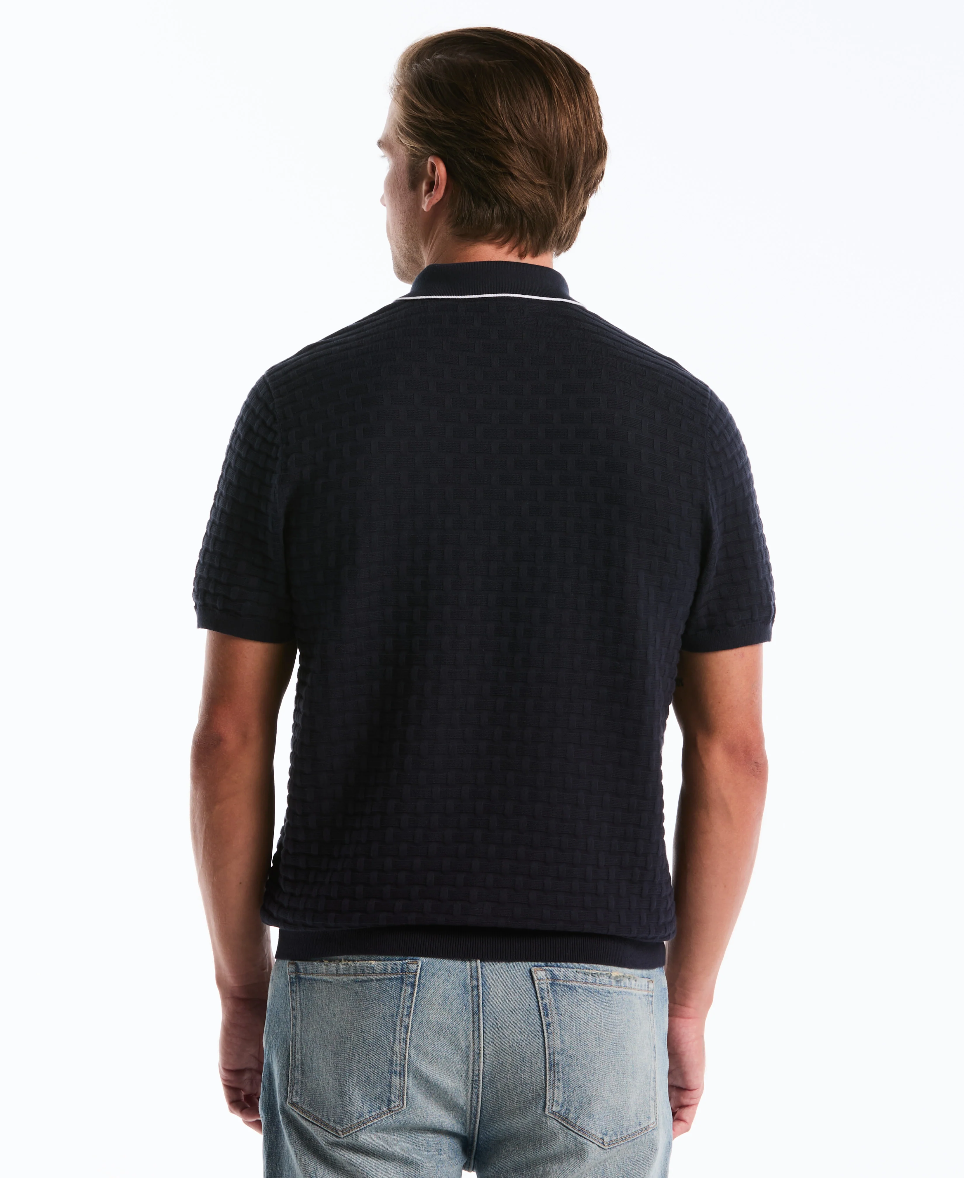 Links Quarter Zip Sweater Polo - Image 6