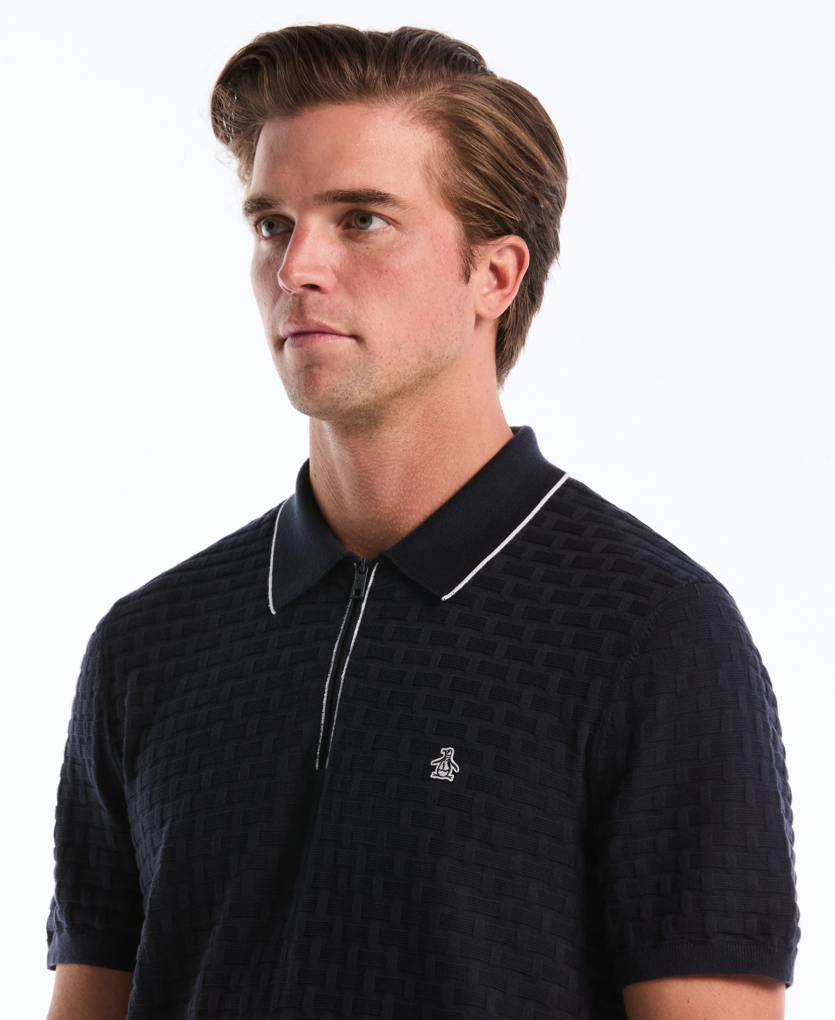 Links Quarter Zip Sweater Polo - Image 7