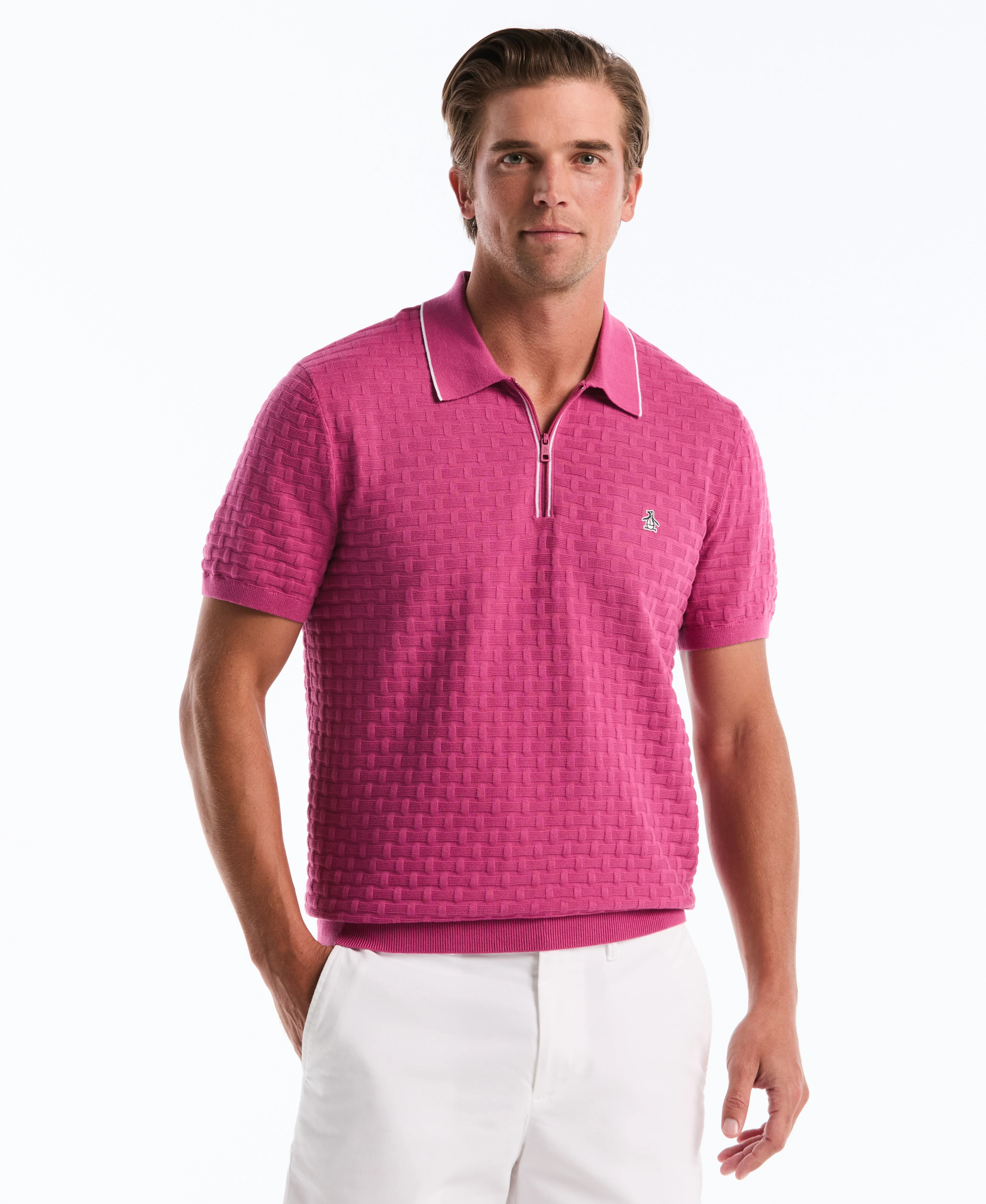 Links Quarter Zip Sweater Polo - Image 9
