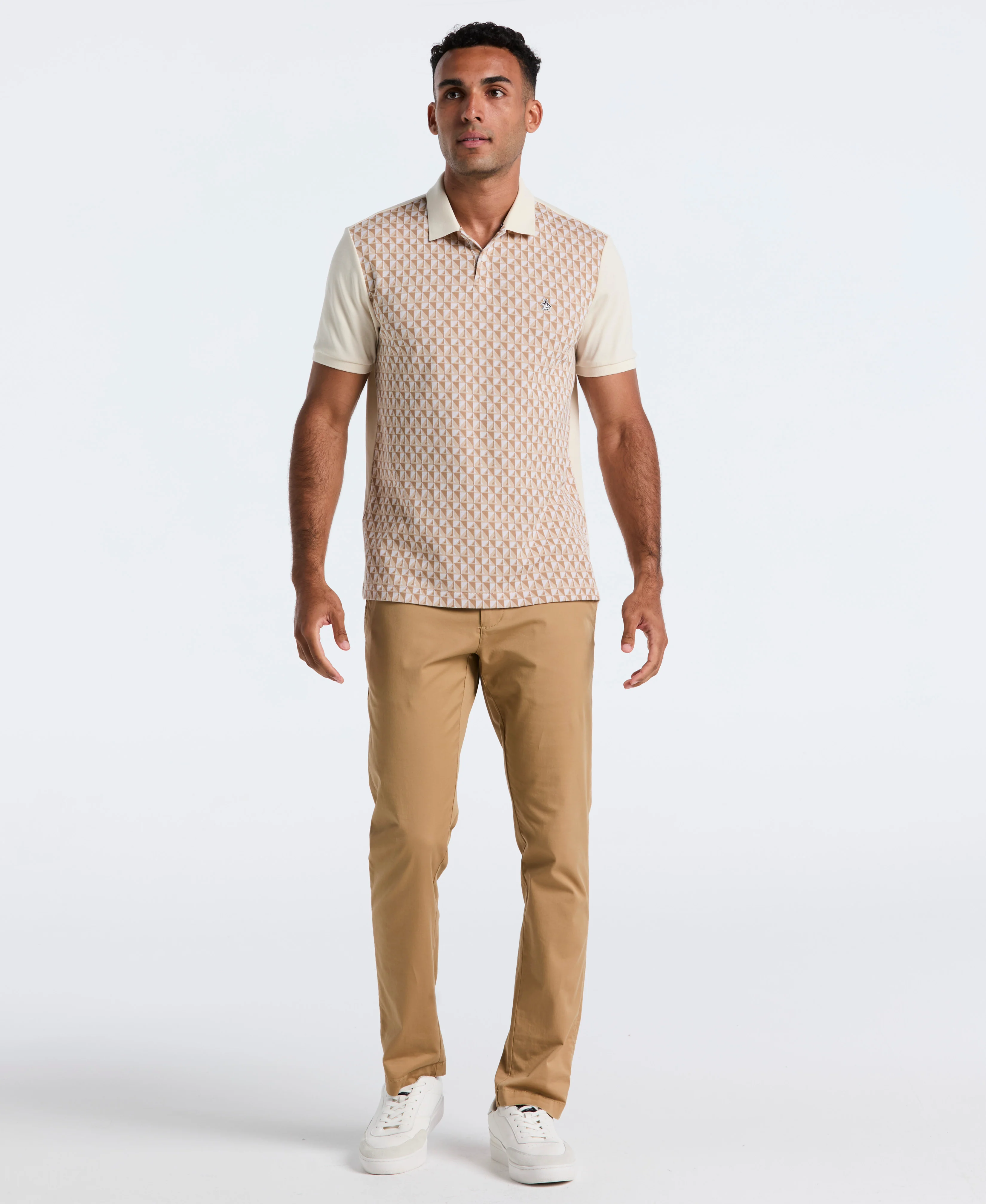Cotton Martini Print Polo - Image 4