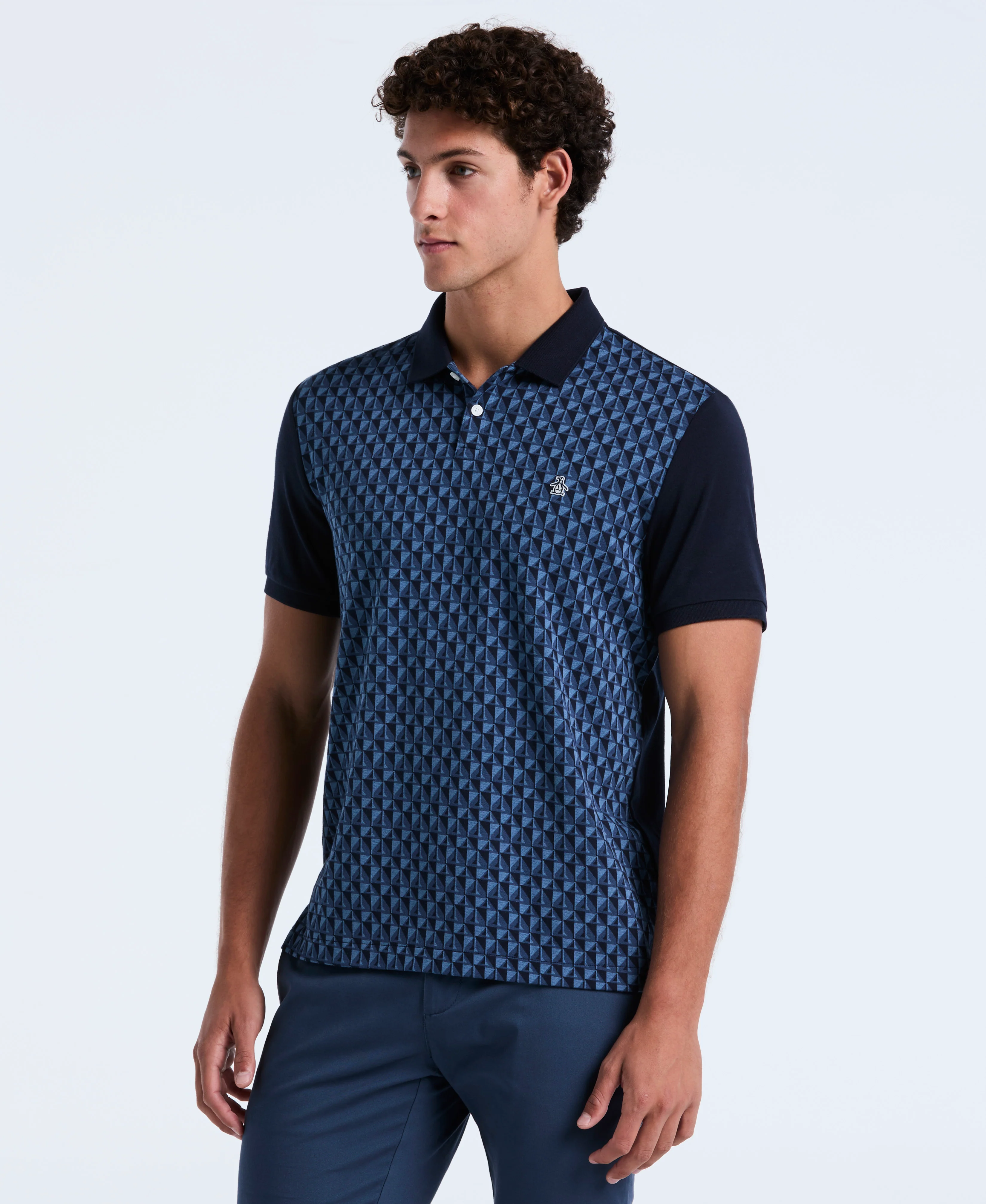 Cotton Martini Print Polo - Image 5