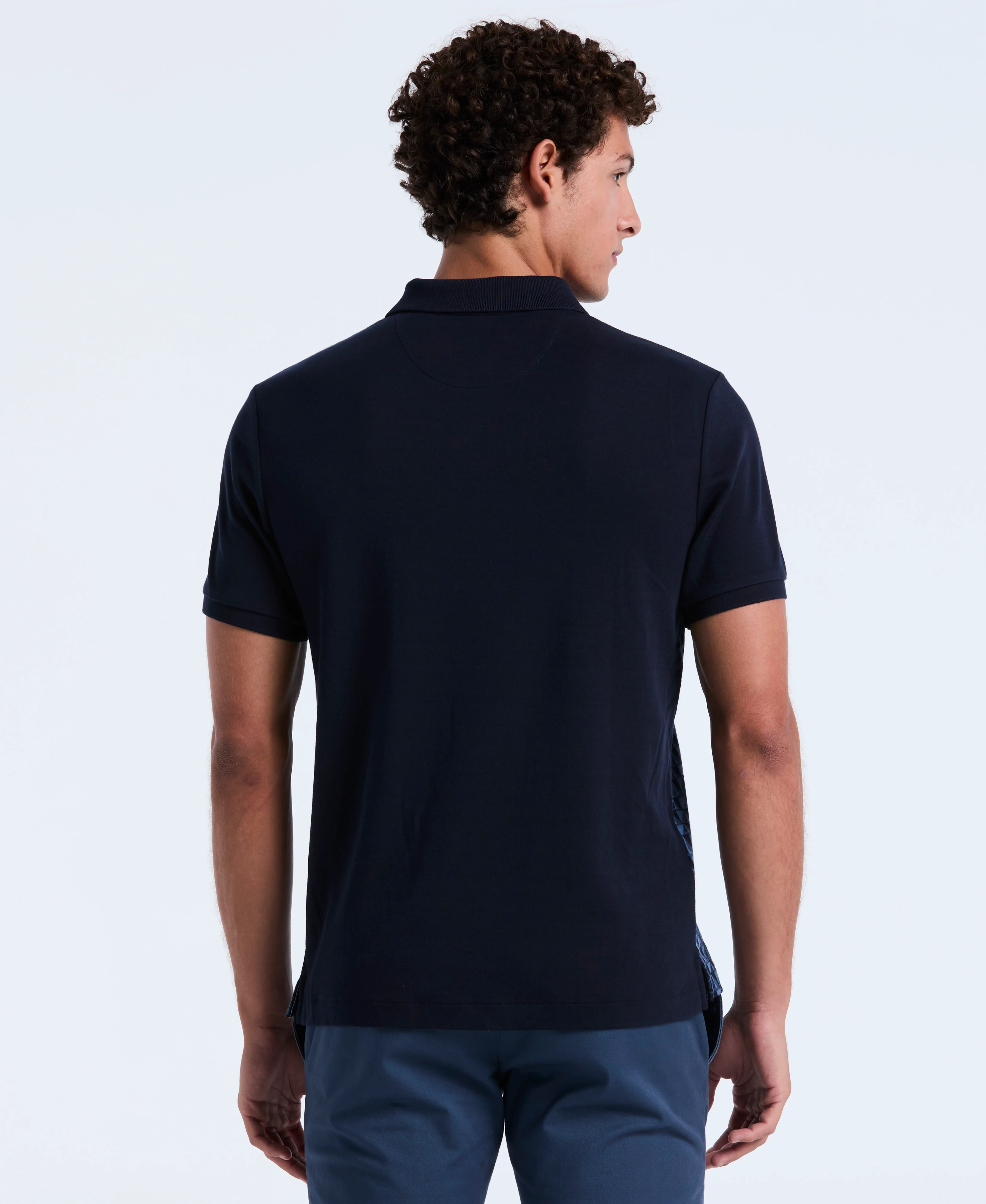 Cotton Martini Print Polo - Image 6