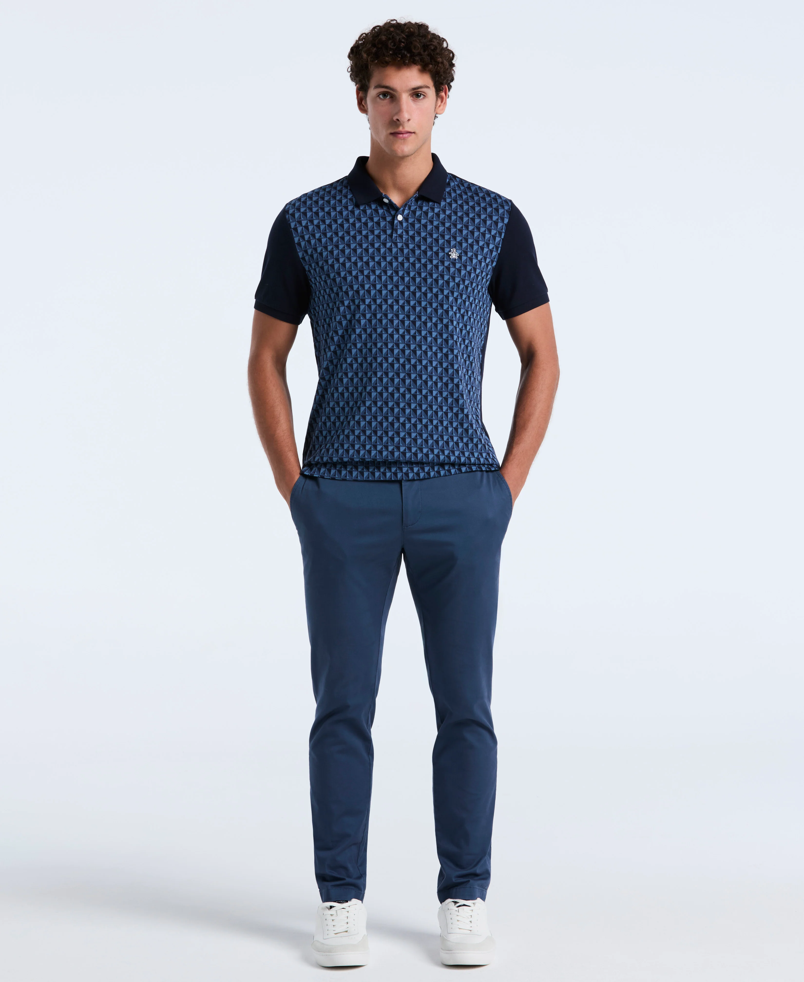 Cotton Martini Print Polo - Image 8