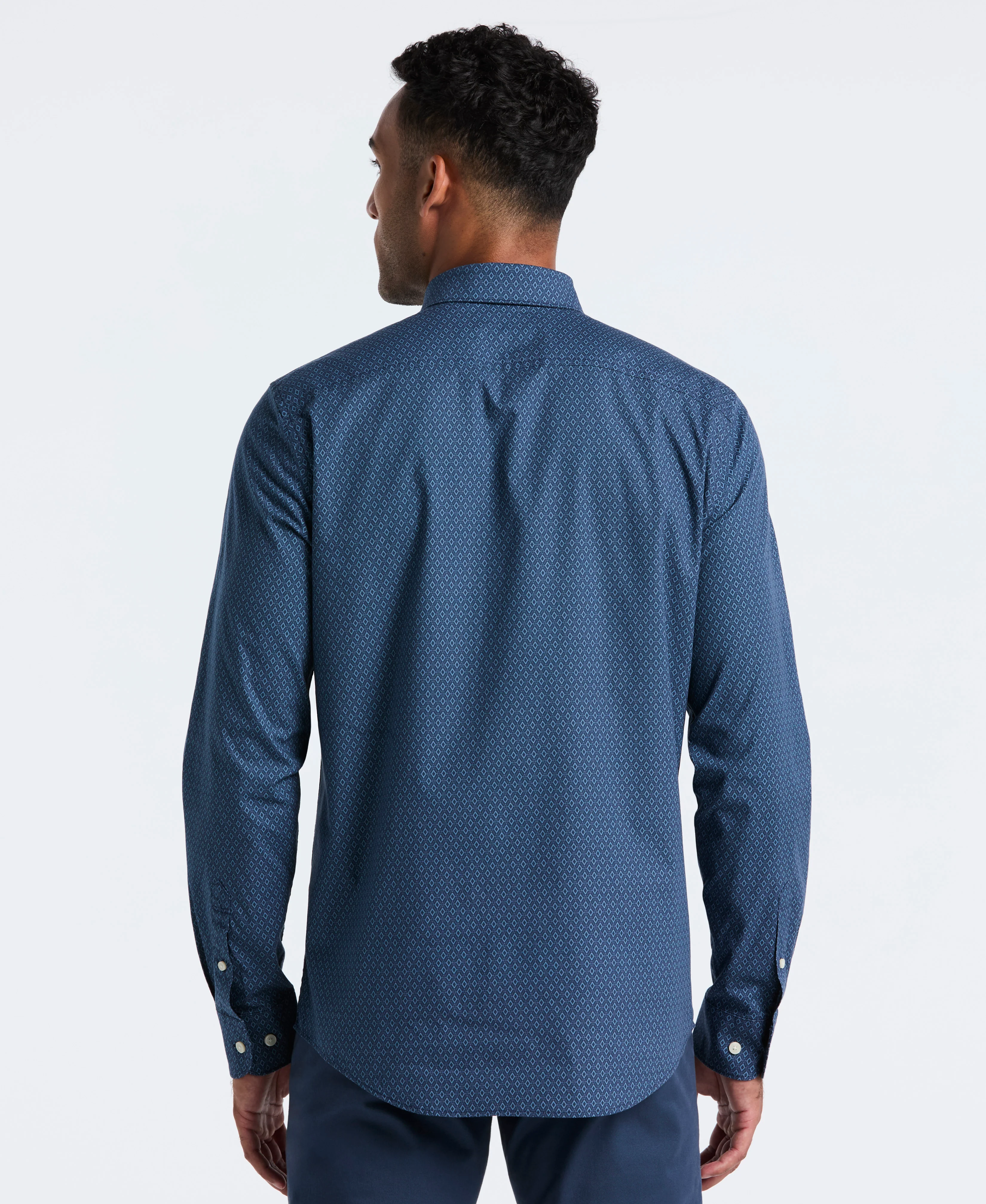 Micro Diamond Cotton Shirt - Image 2