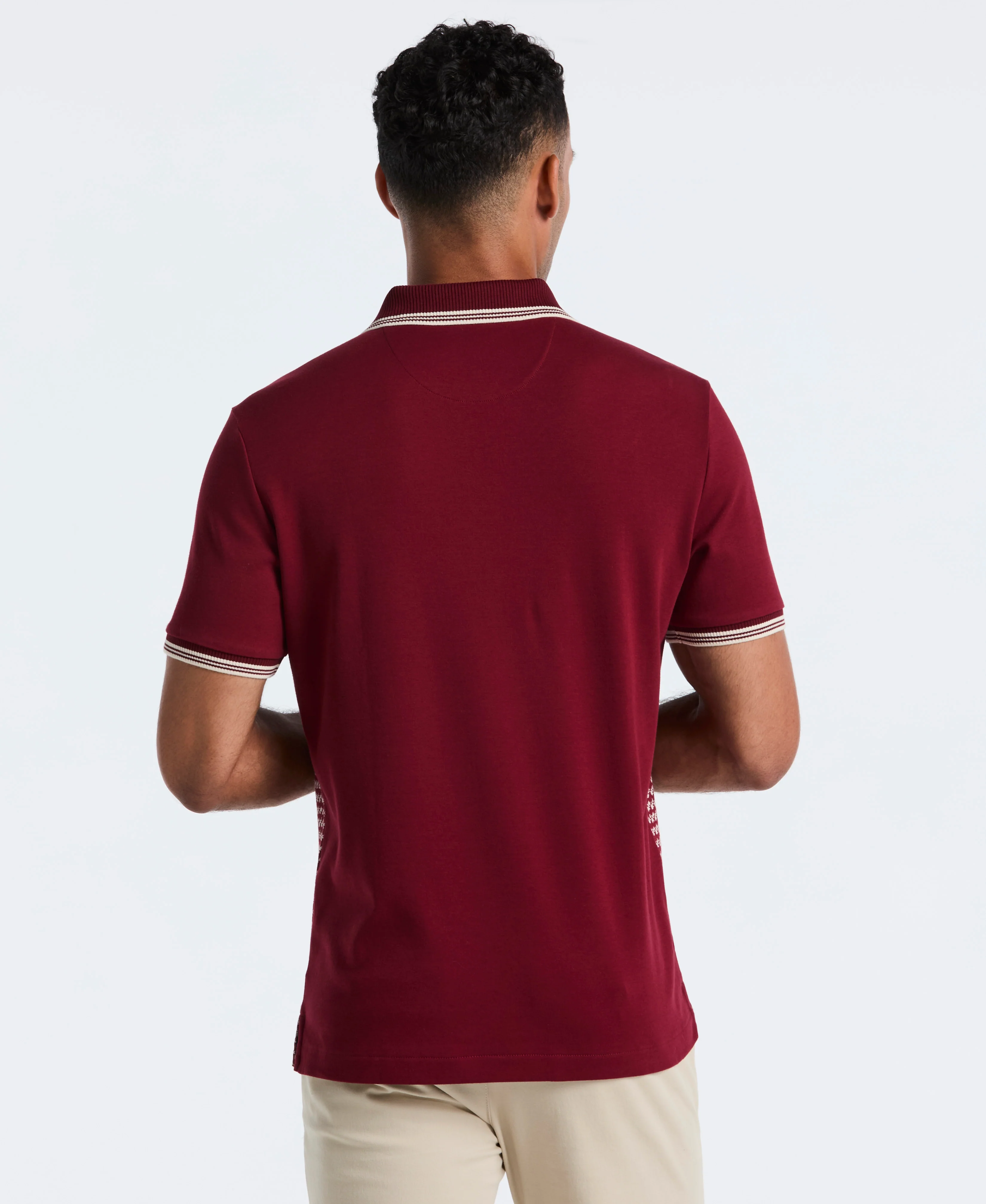 Mini Striped Jacquard Polo - Image 10