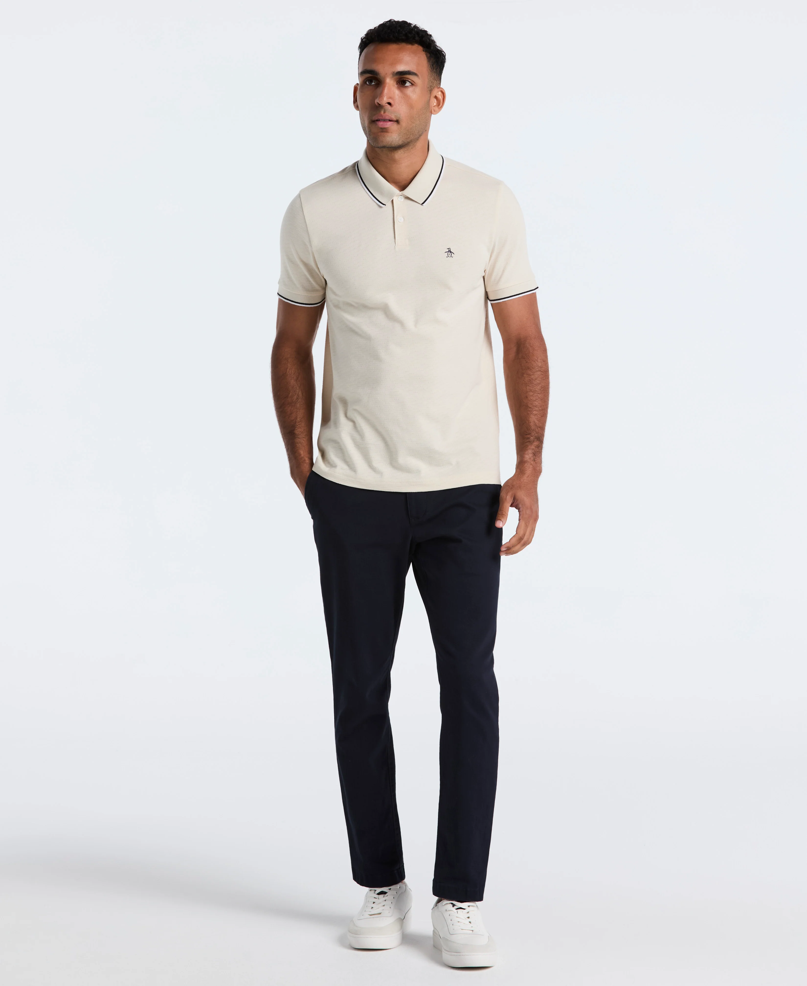 Pique Contrast Tipping Polo - Image 4
