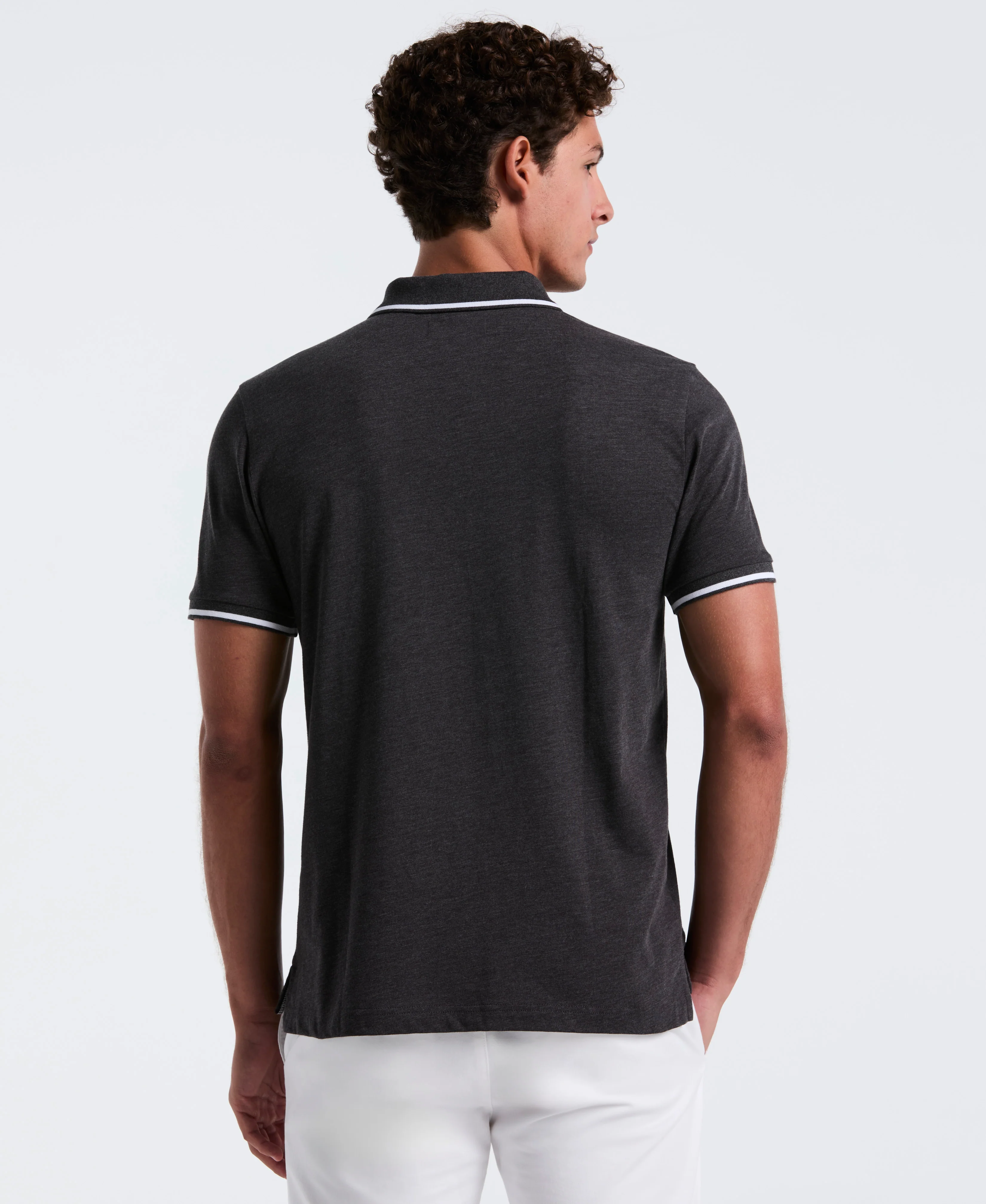 Tipped Jersey Polo - Image 12