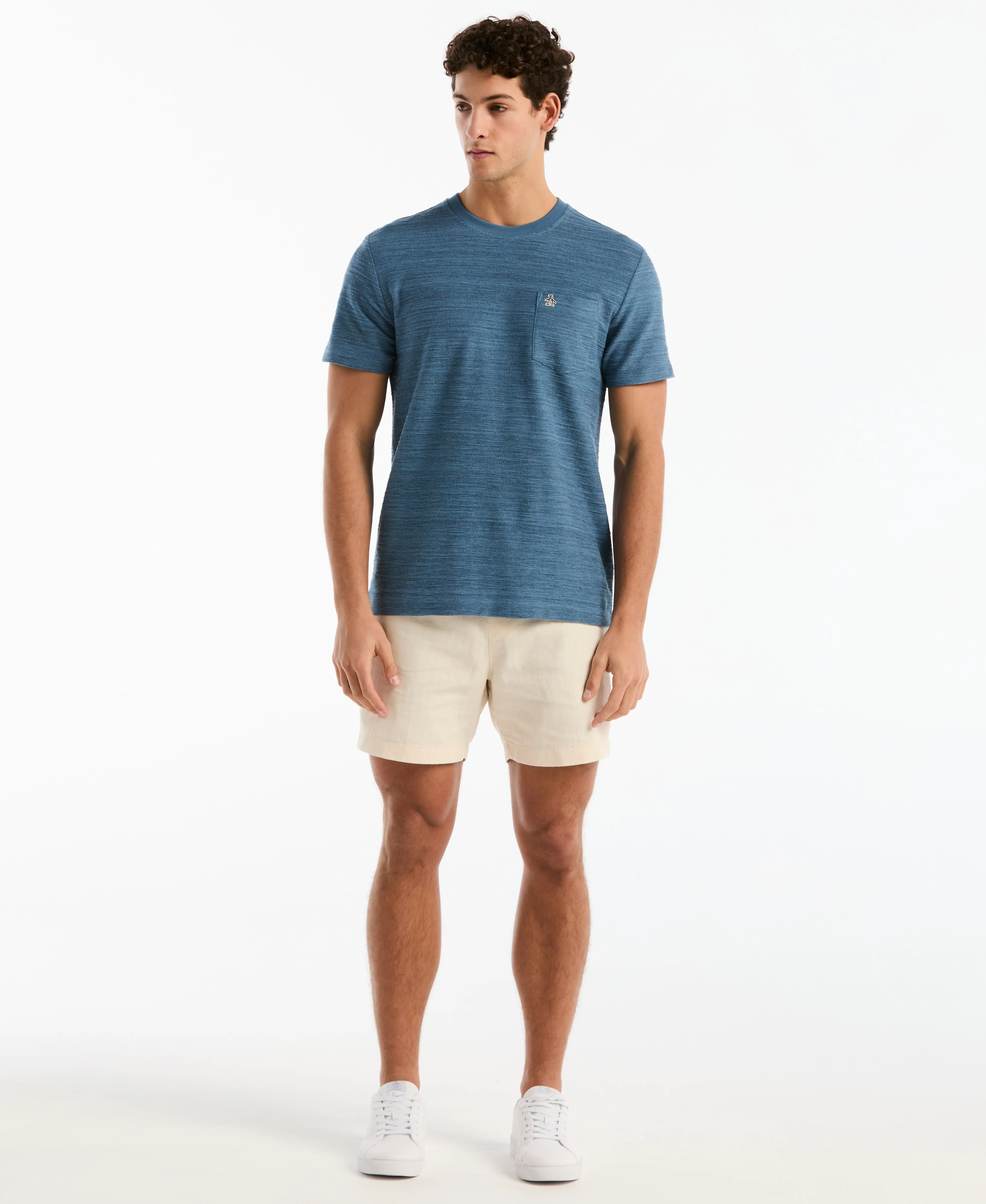 Slub Space Dye Cotton Tee - Image 4