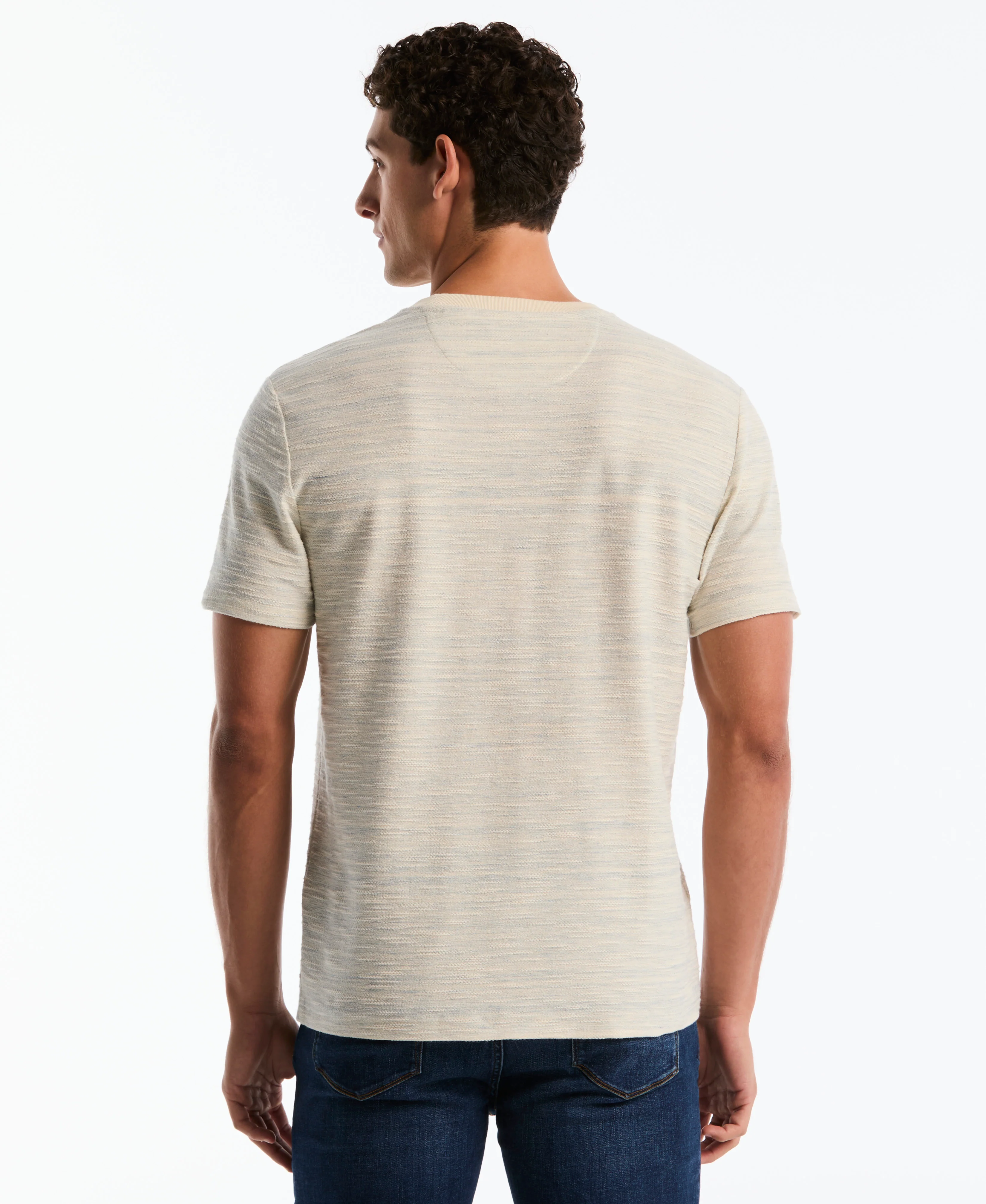 Slub Space Dye Cotton Tee - Image 6
