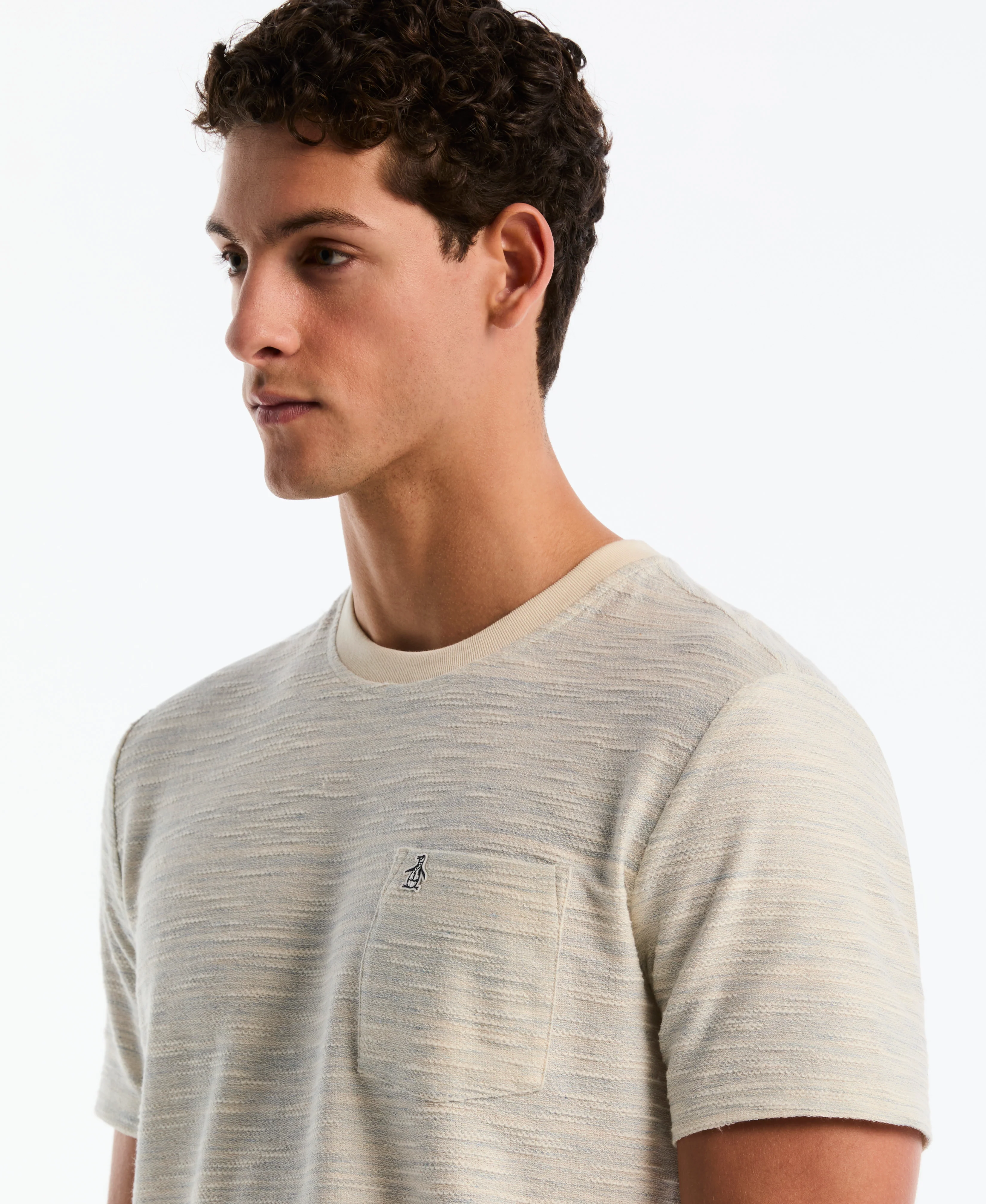Slub Space Dye Cotton Tee - Image 7