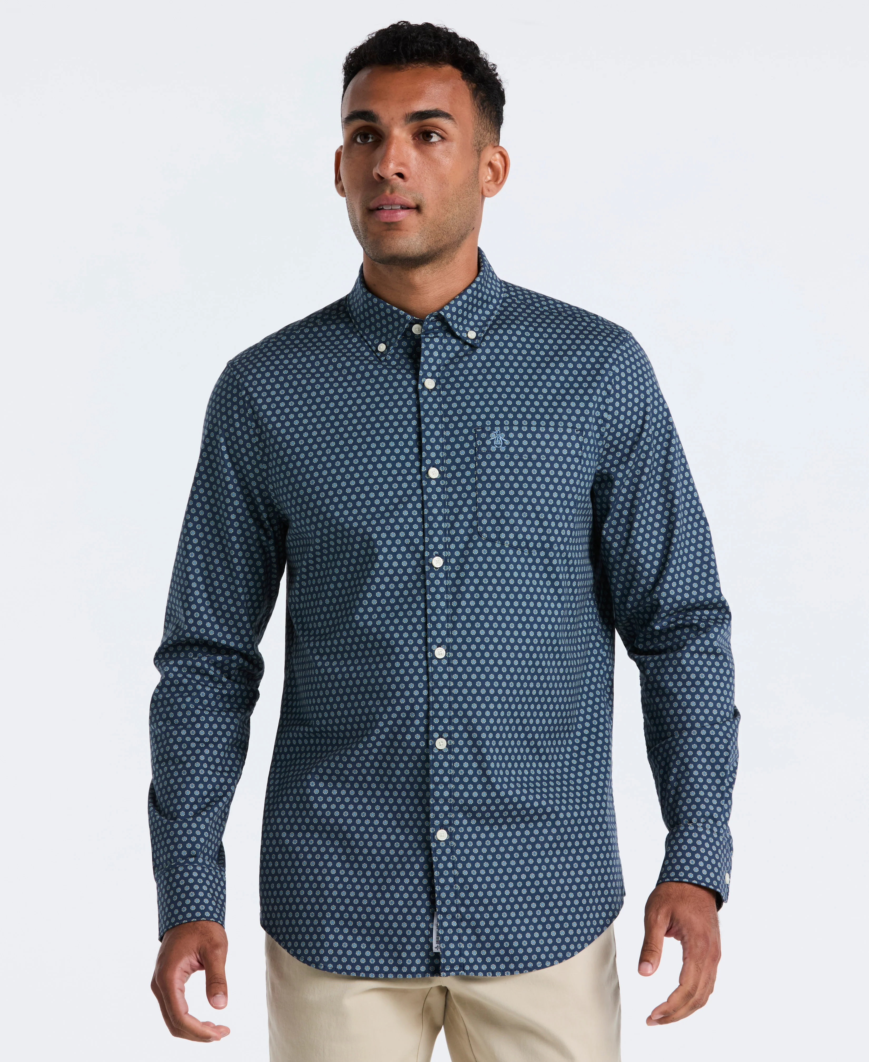 Cotton Chip Print Shirt