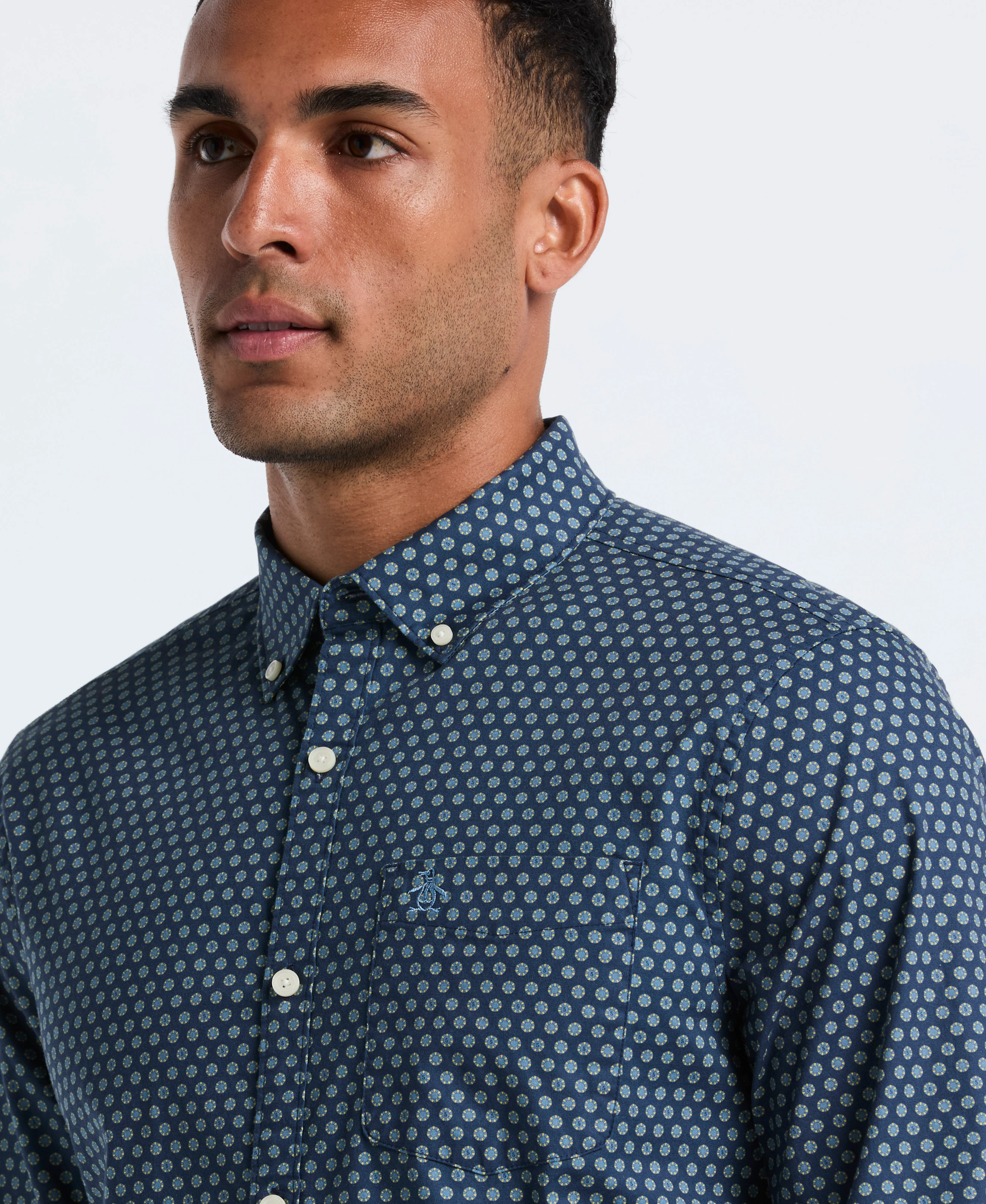 Cotton Chip Print Shirt - Image 3