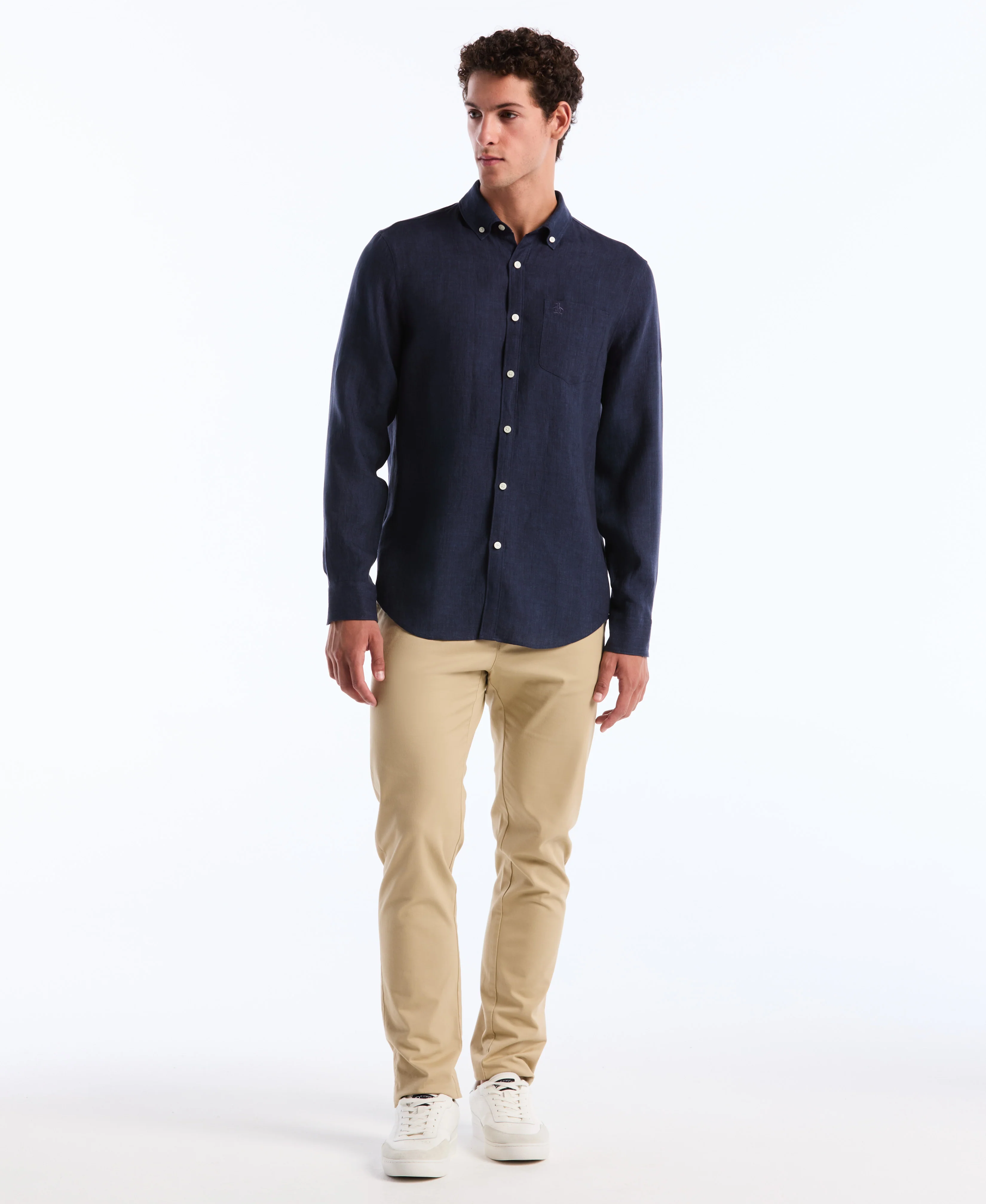 Delave Linen Long Sleeve Shirt - Image 12