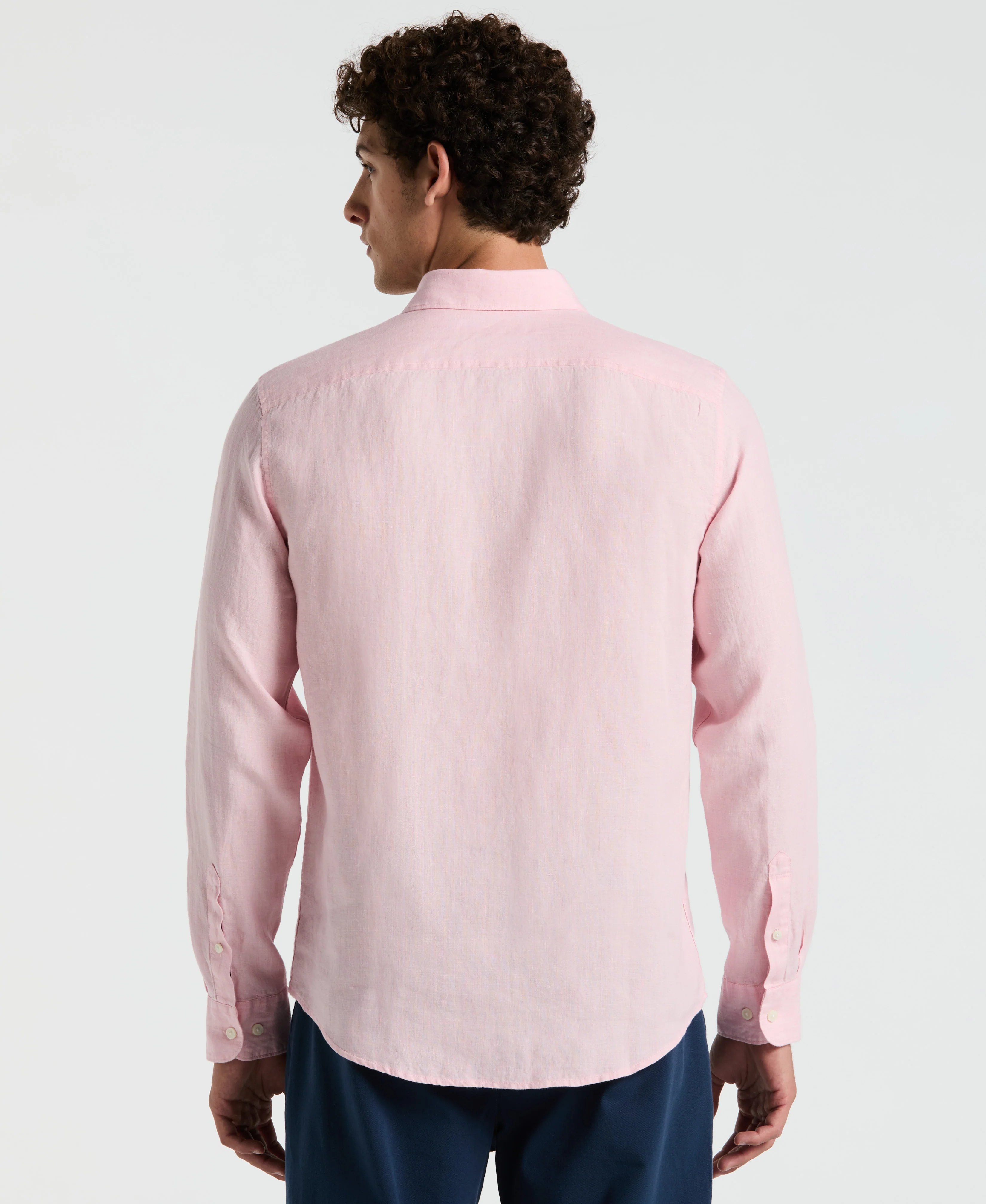 Delave Linen Long Sleeve Shirt - Image 14