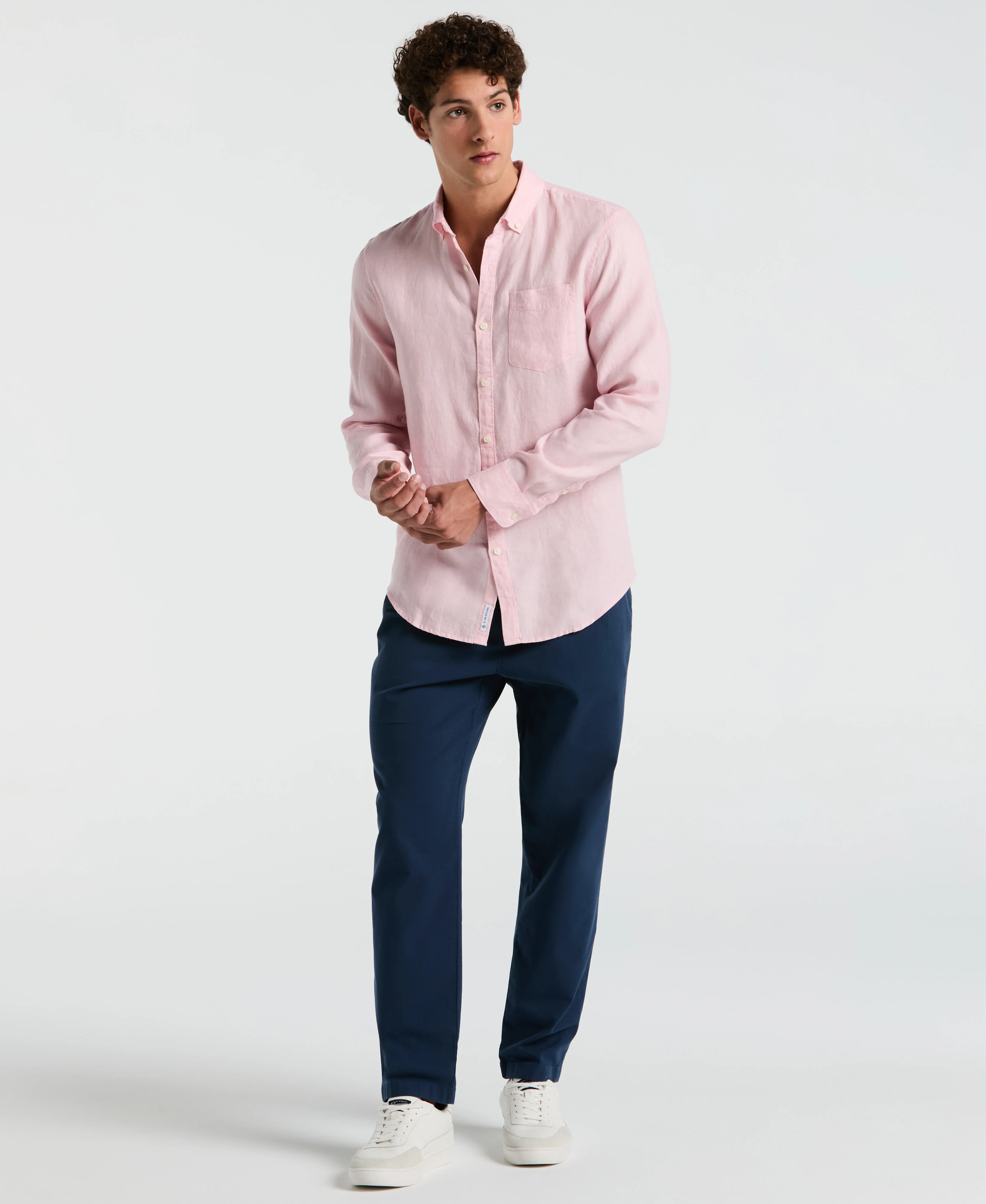 Delave Linen Long Sleeve Shirt - Image 16