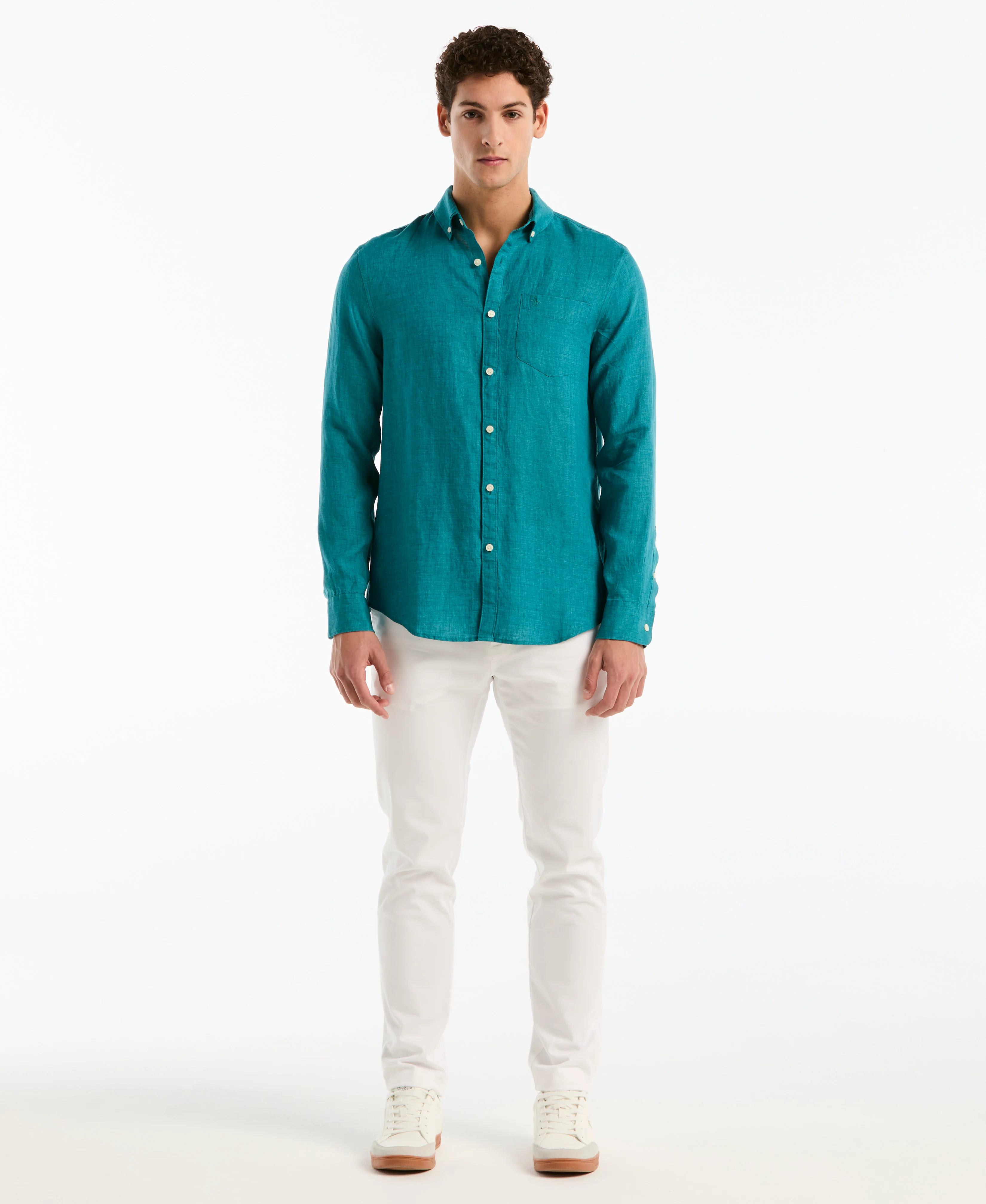 Delave Linen Long Sleeve Shirt - Image 20